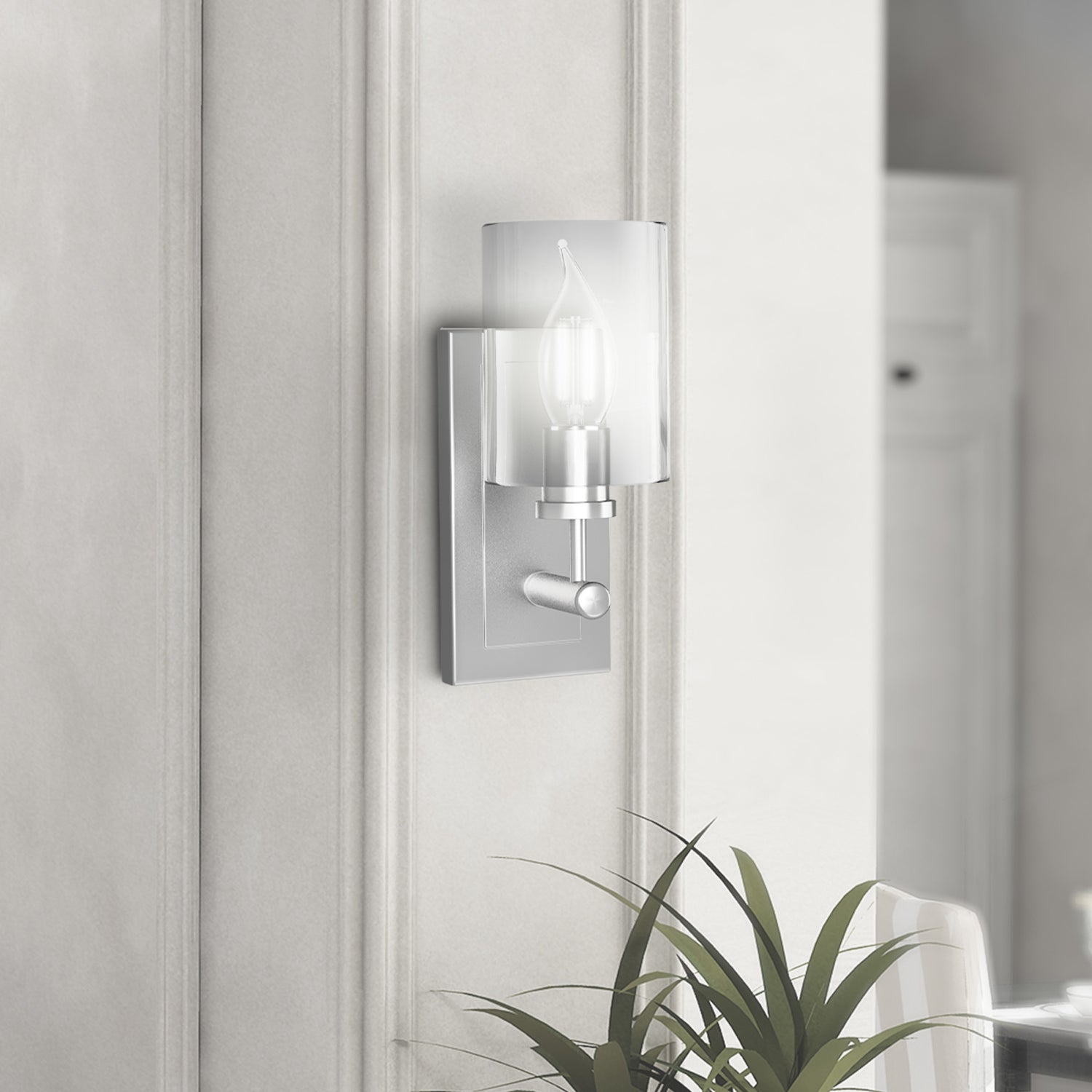 3.3W (40W Replacement) 300 Lumens Daylight 5000K BA10 Dimmable Flame Tip LED