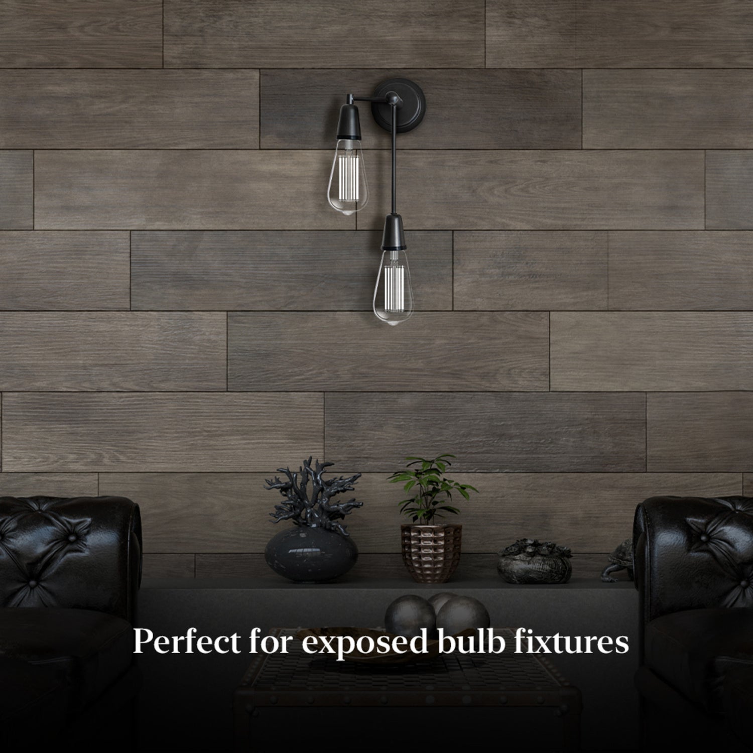 8.8W (60W Replacement) Daylight (5000K) ST19 Shape (E26 Base) LED Exposed White Filament Bulb