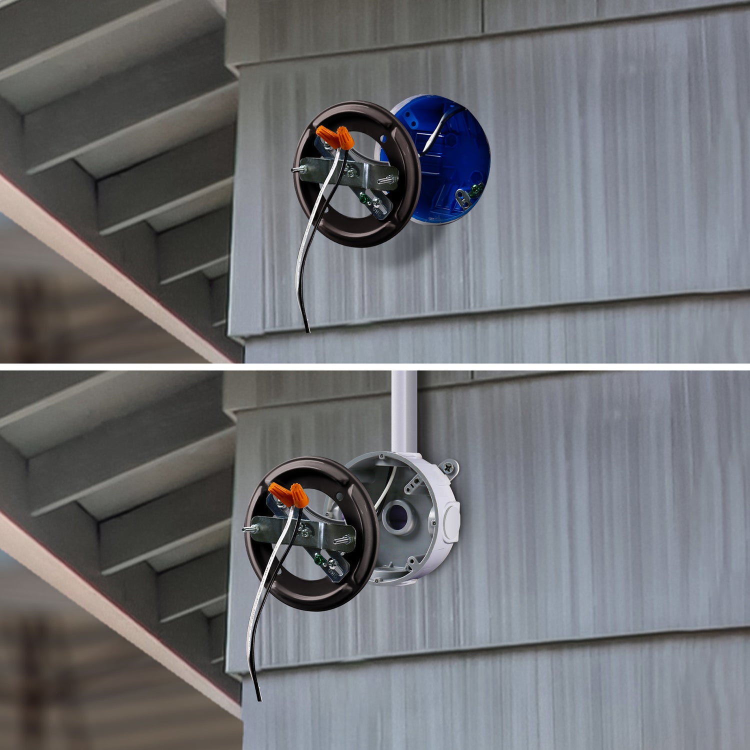 9 in. Tunable White Alexa Google Smart Bronze Flood Light