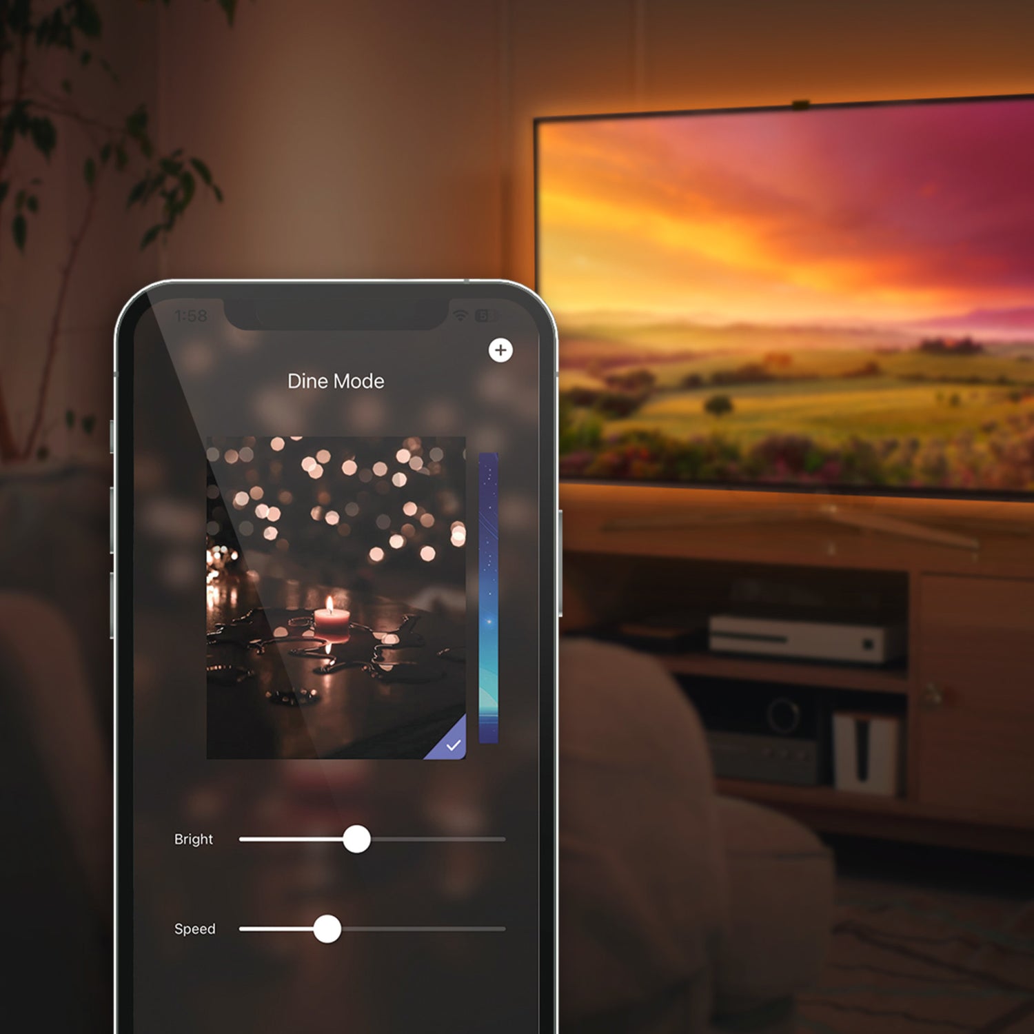 TV Backlight with Color Sensor