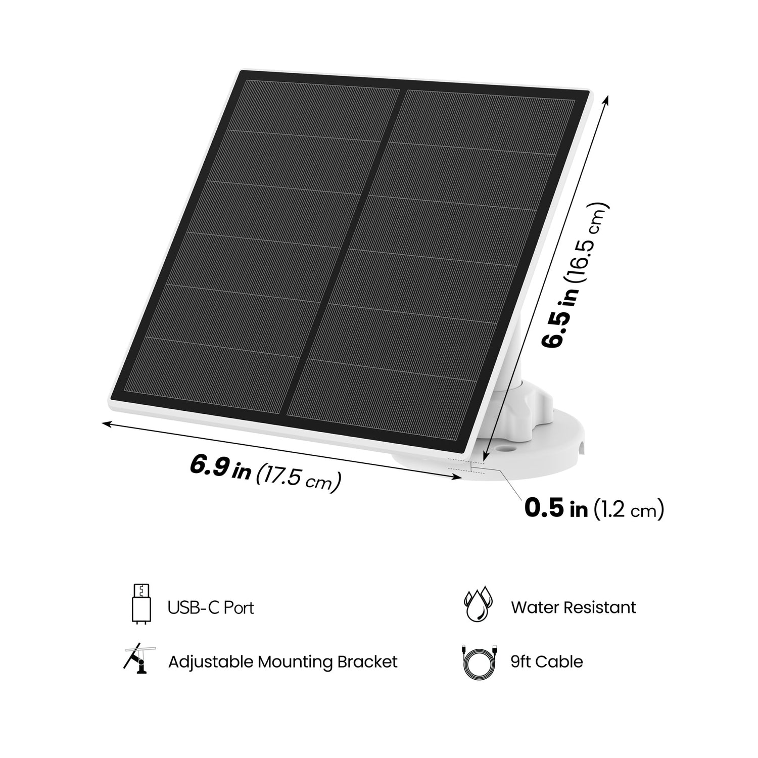 Smart Camera Solar Panel Continuous Charger