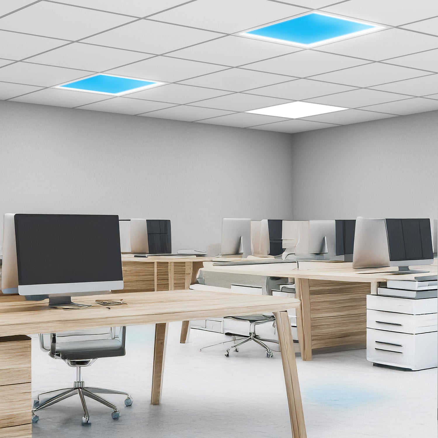 Vista 2 ft. x 2 ft. Troffer LED Skylight Drop Ceiling Light Fixture