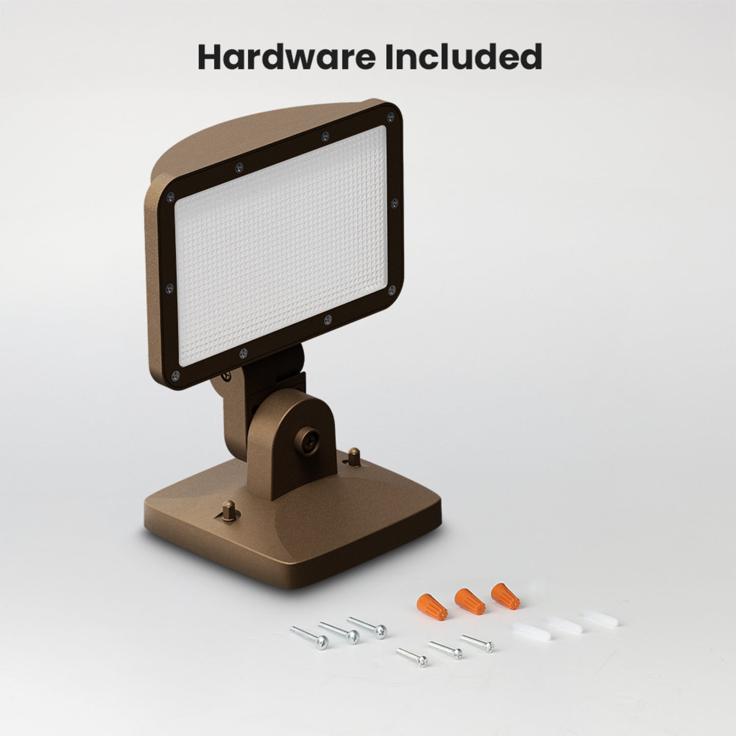 8500 Lumen Adjustable White Wall Flood Light with Lumen Select