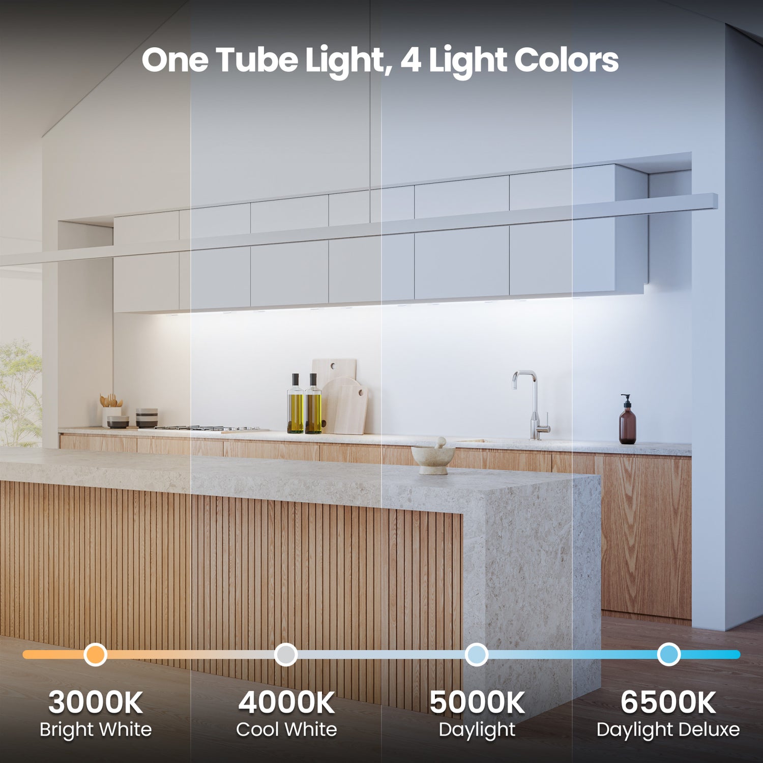 12 in. 6W Selectable White G5 Base (T5 Replacement) Ballast Bypass (Type B) LED Linear Tube