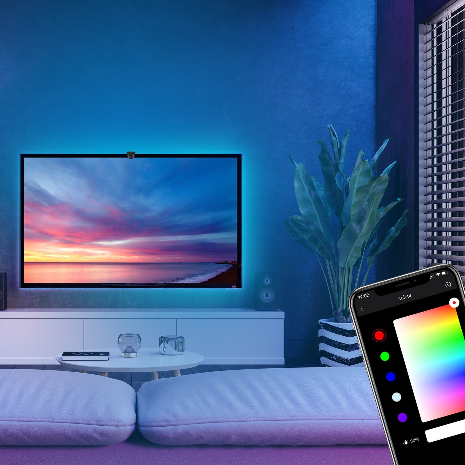 TV Backlight with Color Sensor