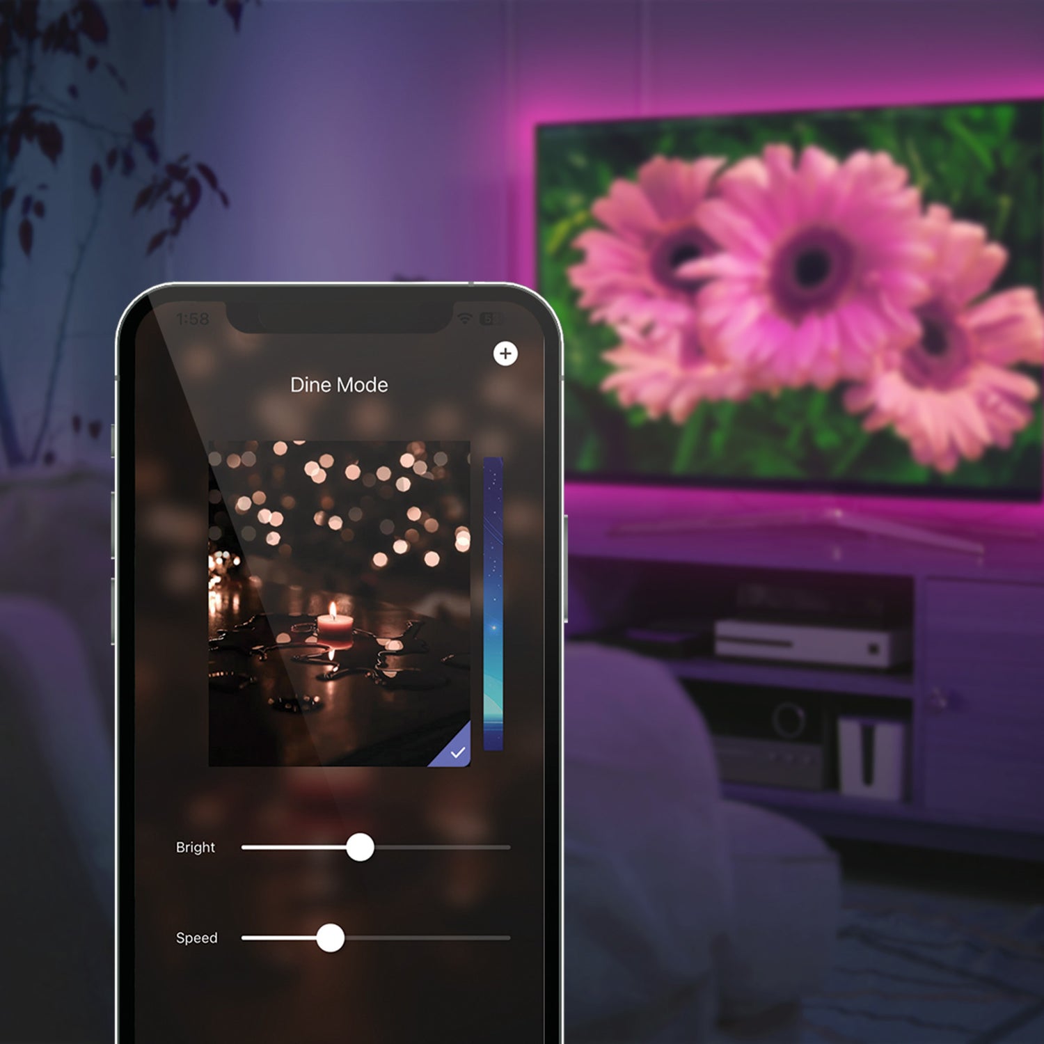 TV Backlight with Color Sensor