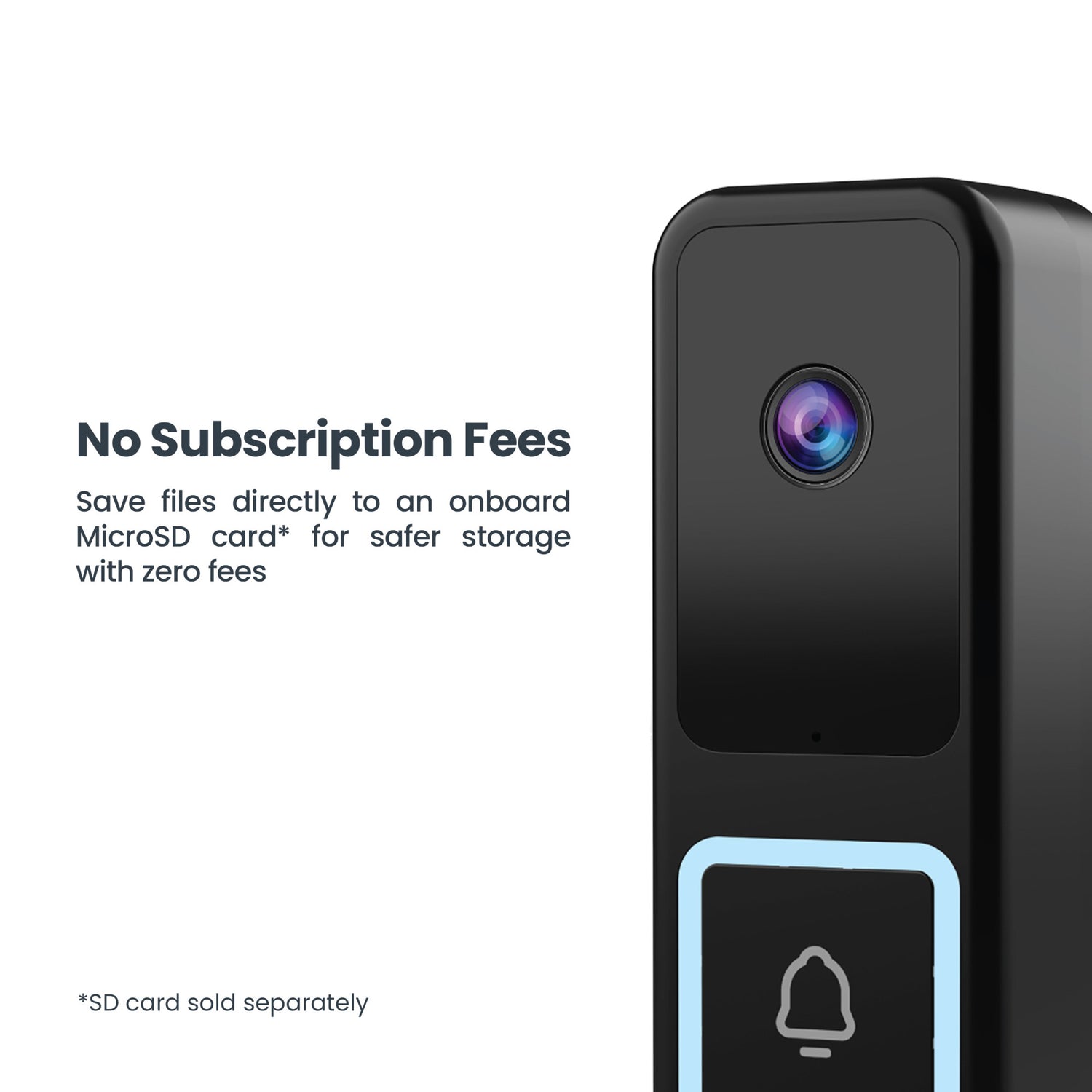 Wired AI Smart Camera Doorbell