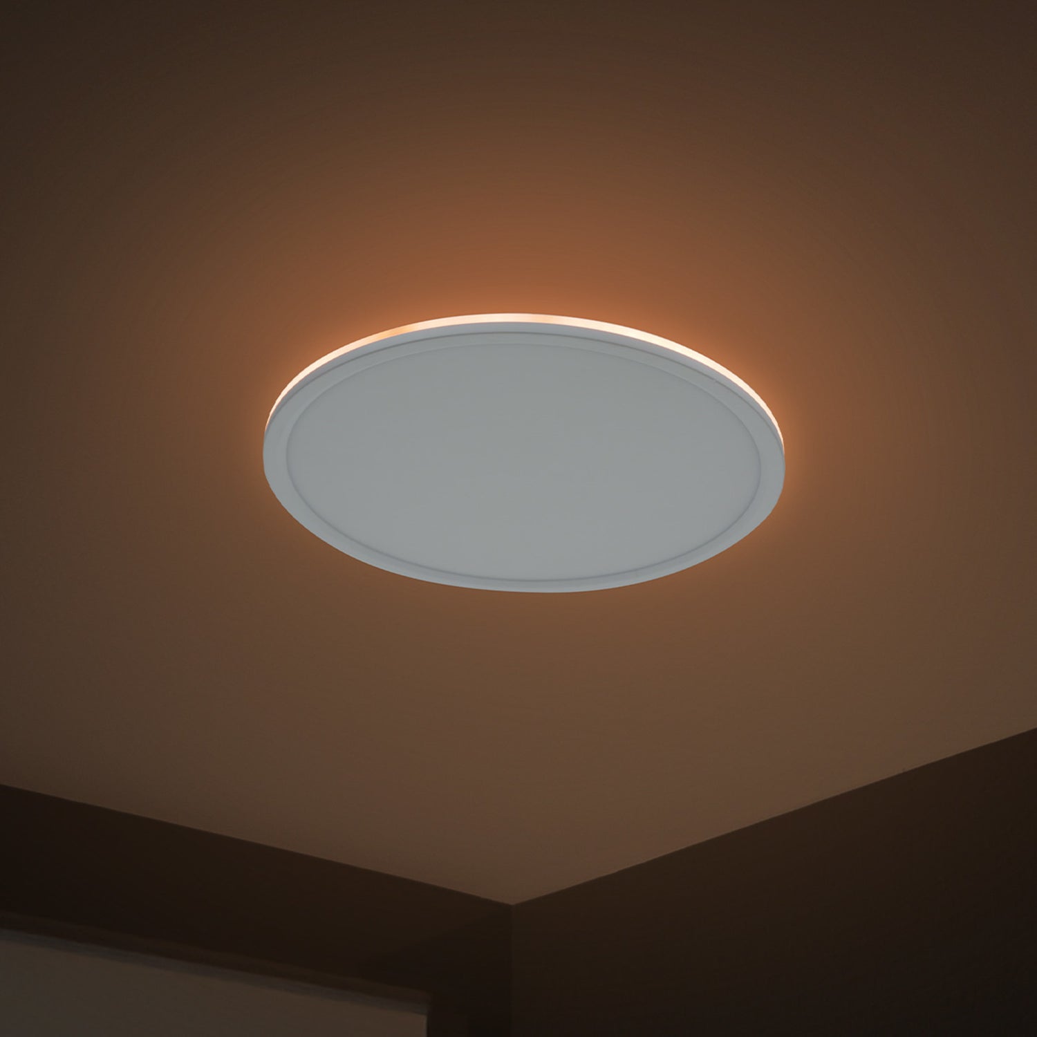 15" 5CCT Edge-Lit Flat Panel LED Ceiling Fixture