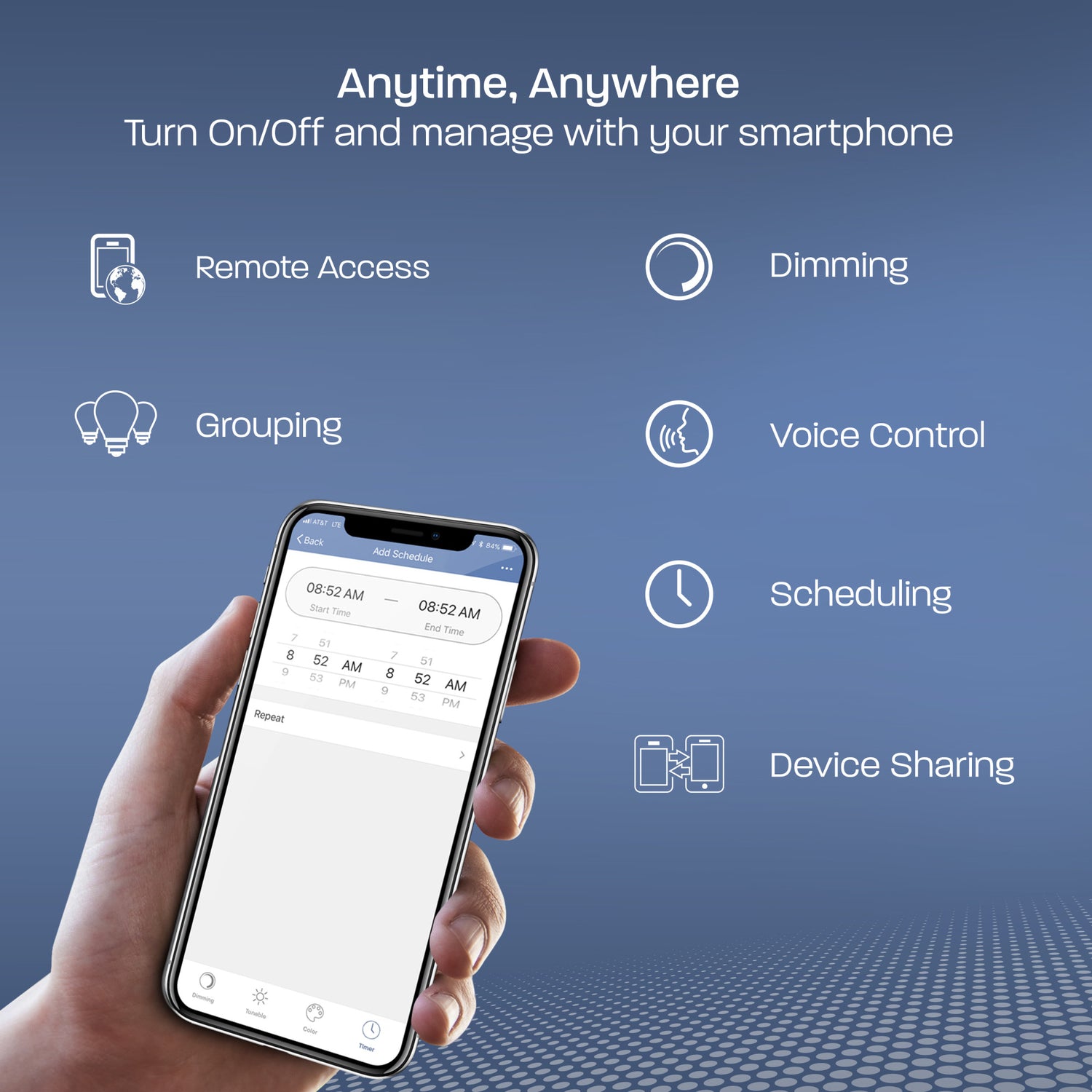 60W Replacement ST21 E26 Dimmable Color Changing Spiral Filament Vintage Decorative Smart Wifi LED Light Bulb