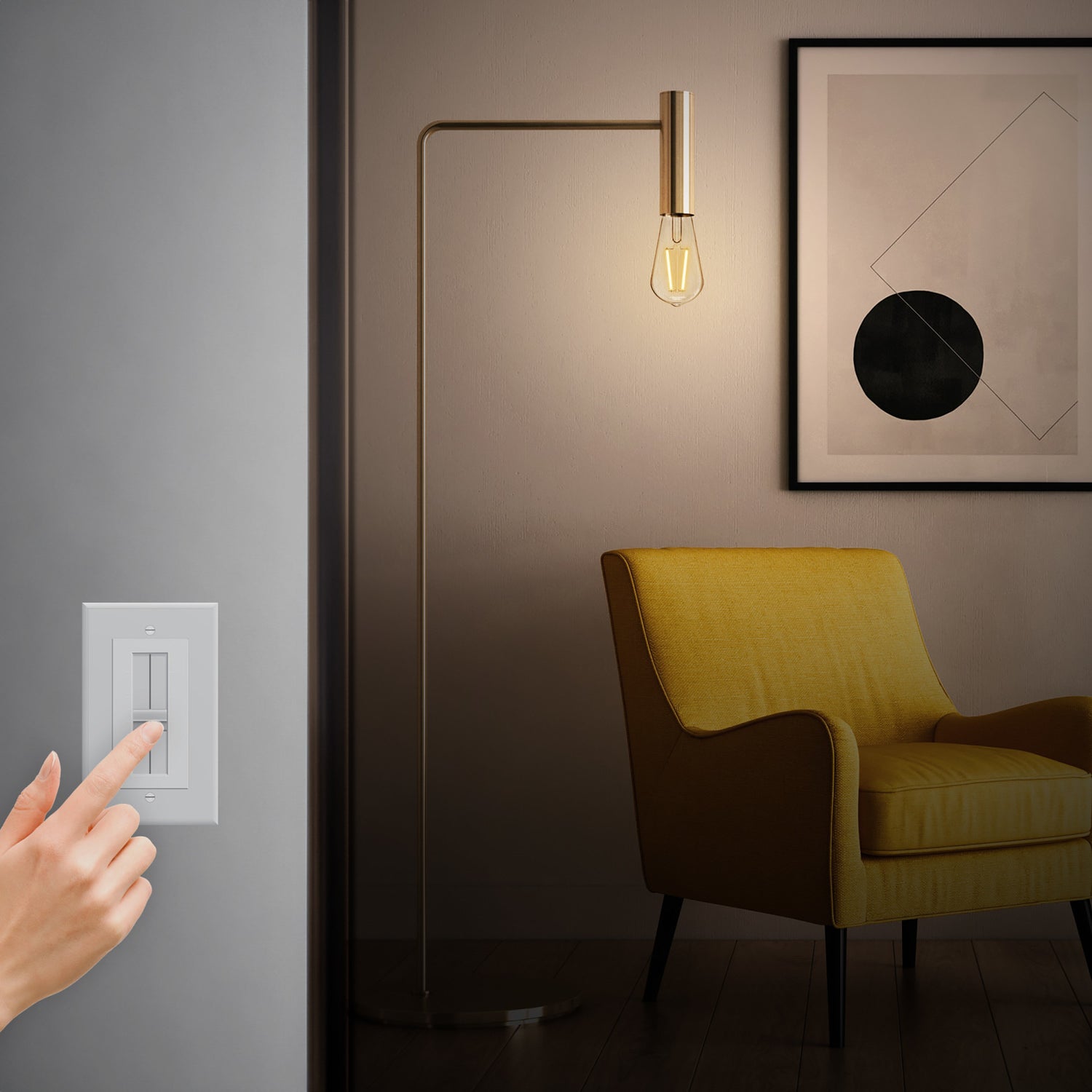 8.8W (60W Replacement) ST19 E26 Dimmable Straight Filament Clear Glass Vintage Edison Enhance LED Light Bulb, Soft White (4-Pack)