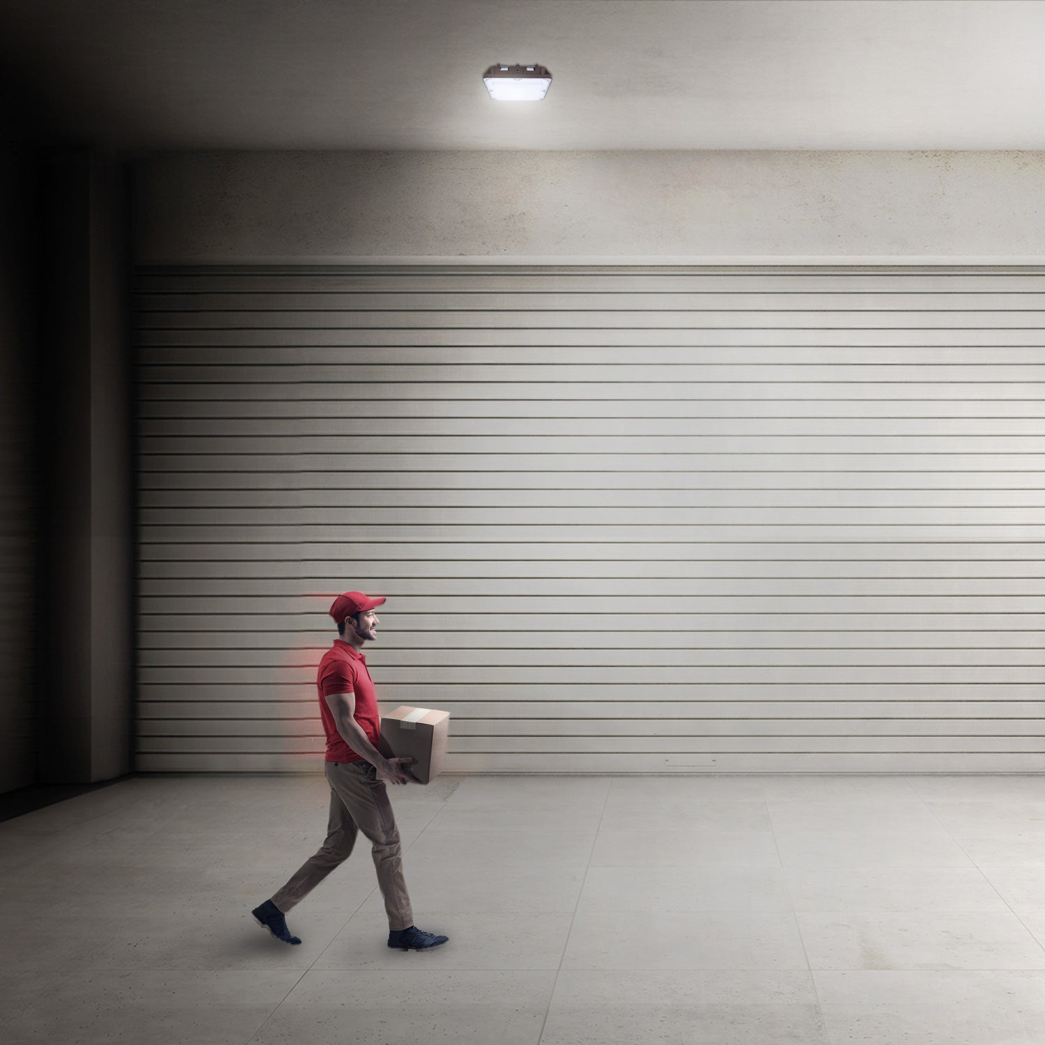 4000 Lumens Adjustable White LED Outdoor Canopy Light