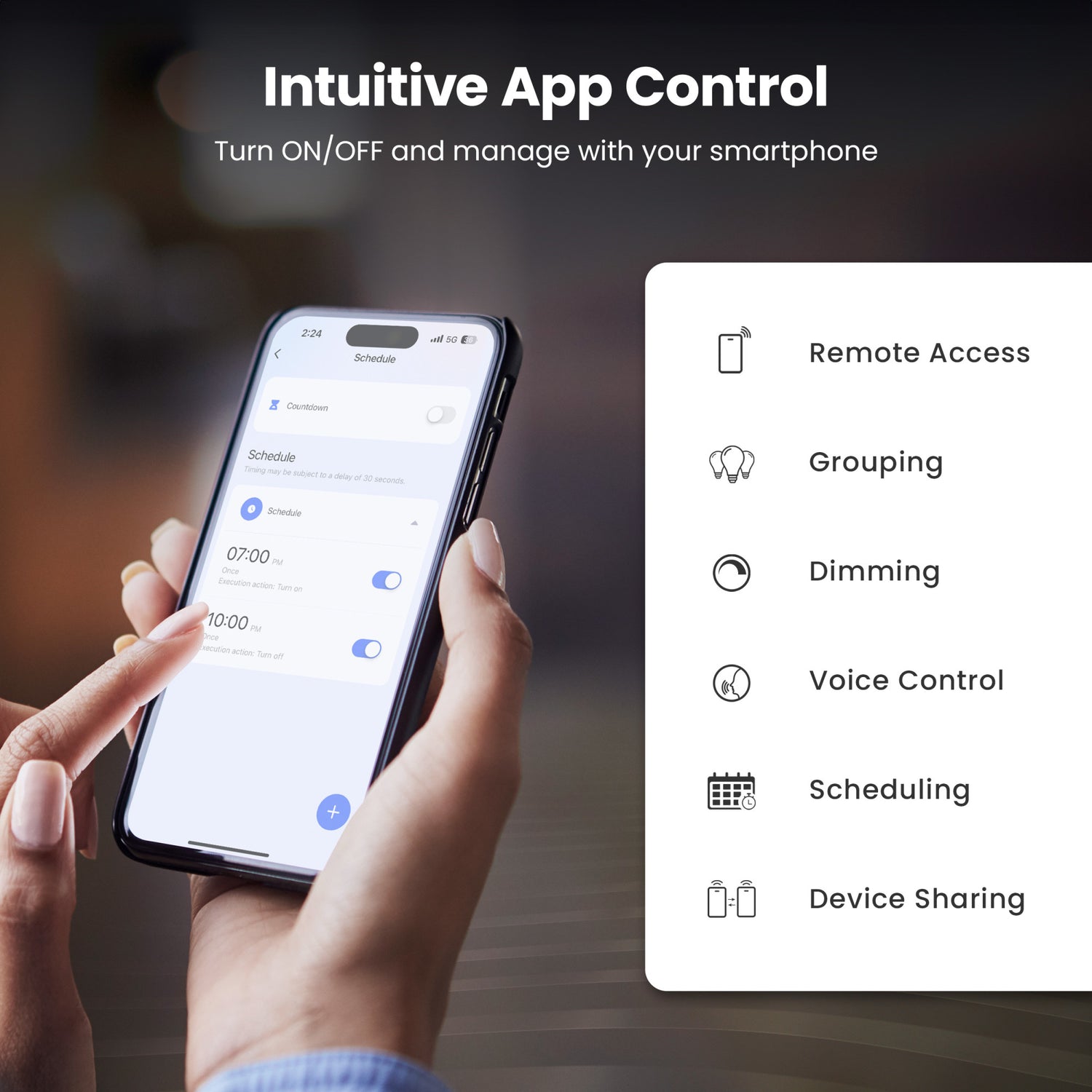 7.2W (65W Replacement) Tunable White E26 Base BR30 Smart Wi-Fi Light Bulb