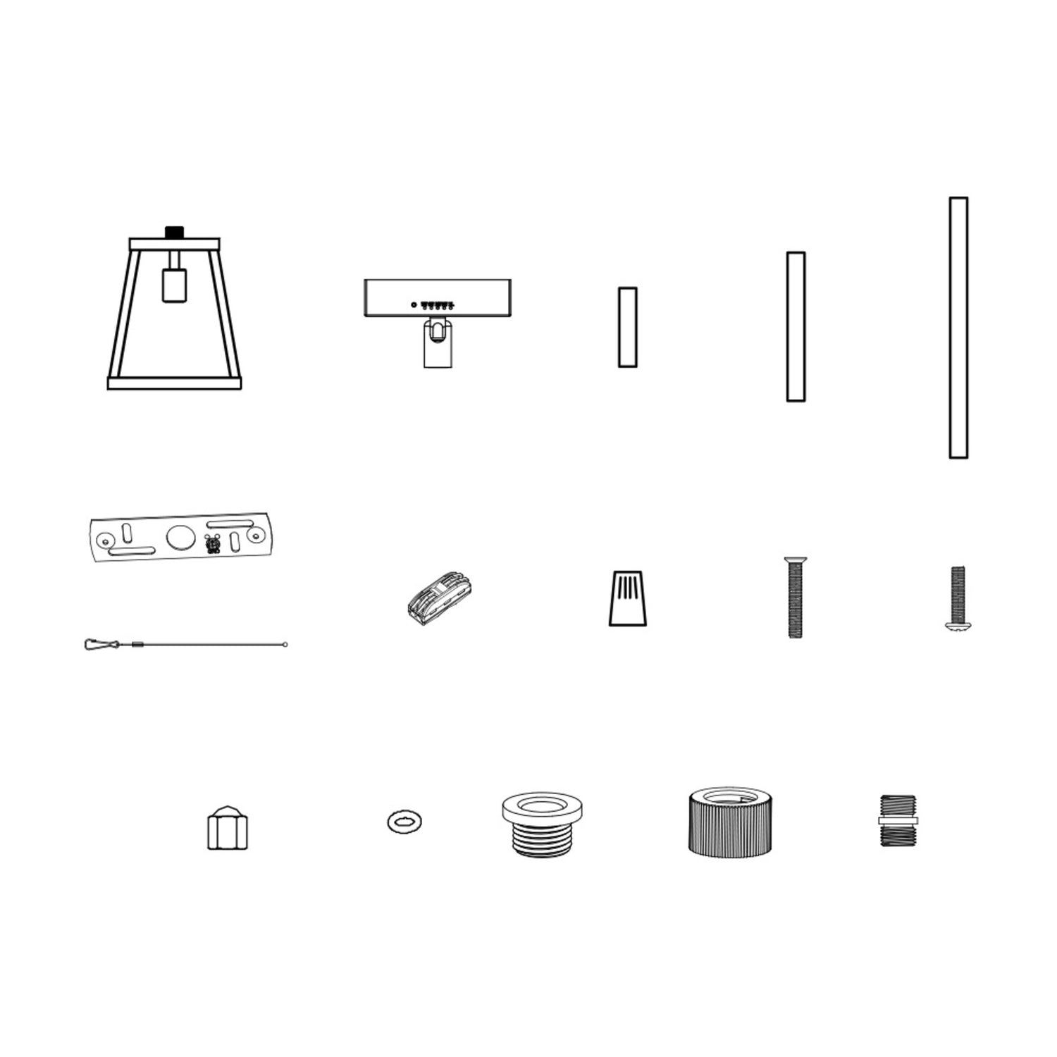 Katalyst Collection LED Decorative Single Light Pendant Matte Black