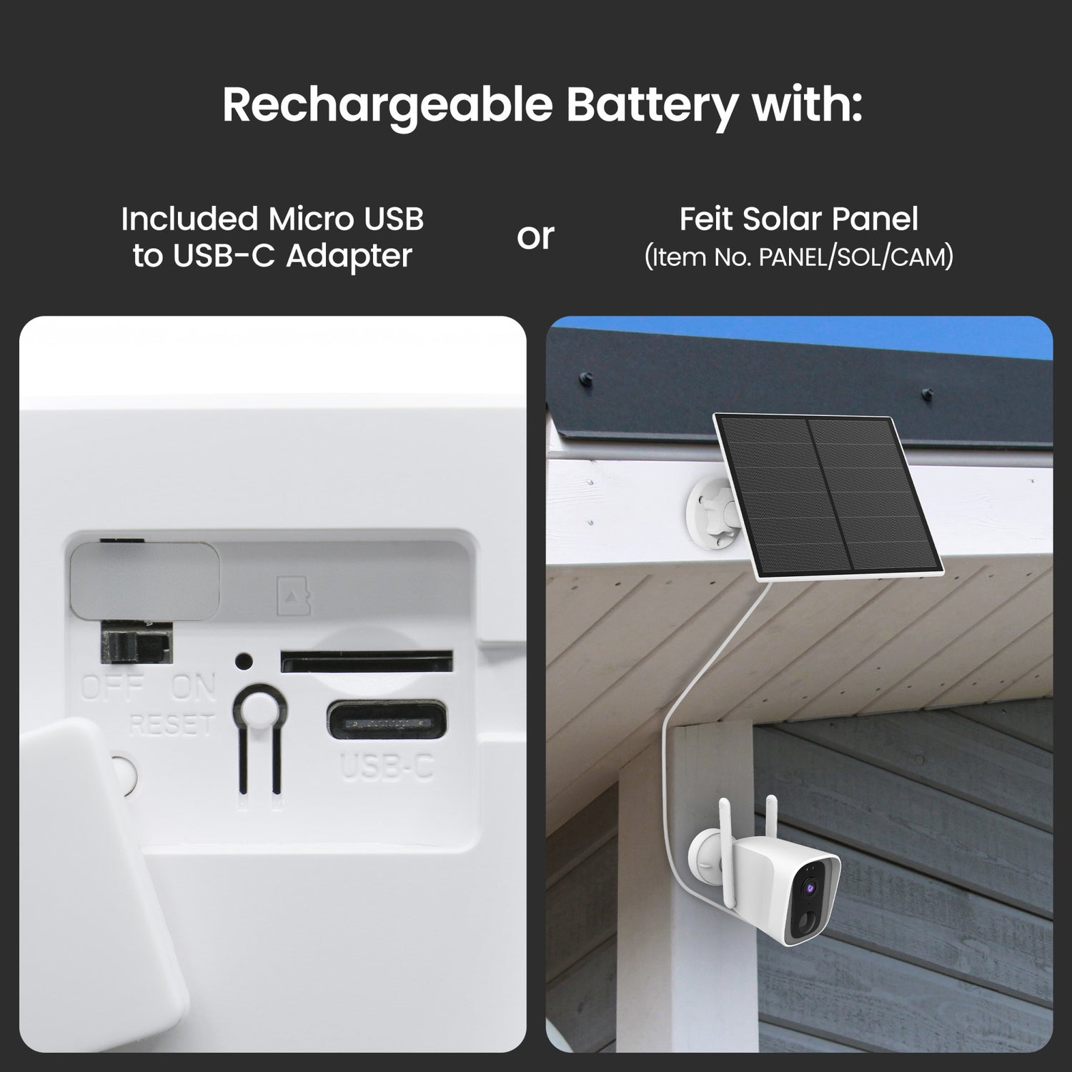 Outdoor Battery-Powered AI Smart Camera