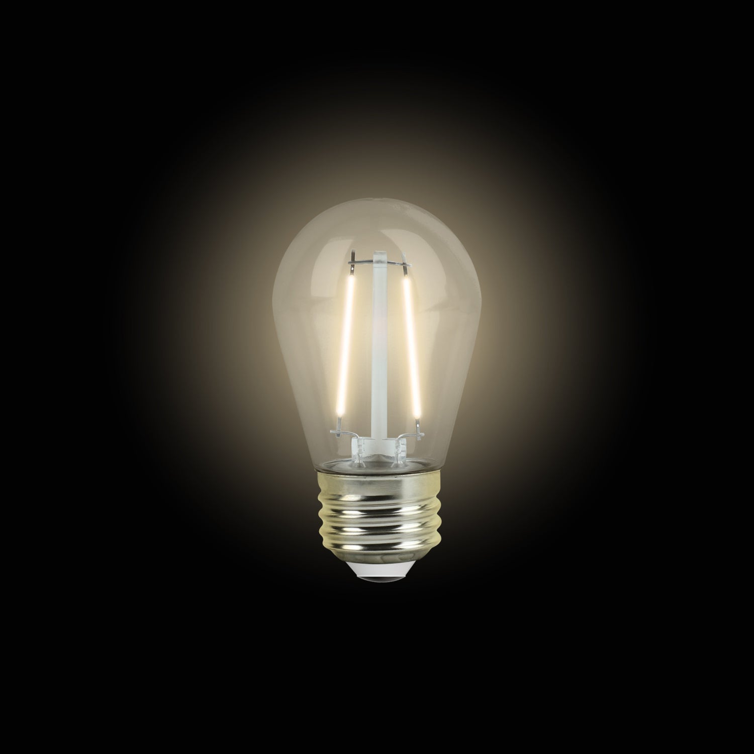 2W Warm White (2200K) E26 Base (S14 Replacement) High Output LED String Light Replacement Bulbs (4-Pack)