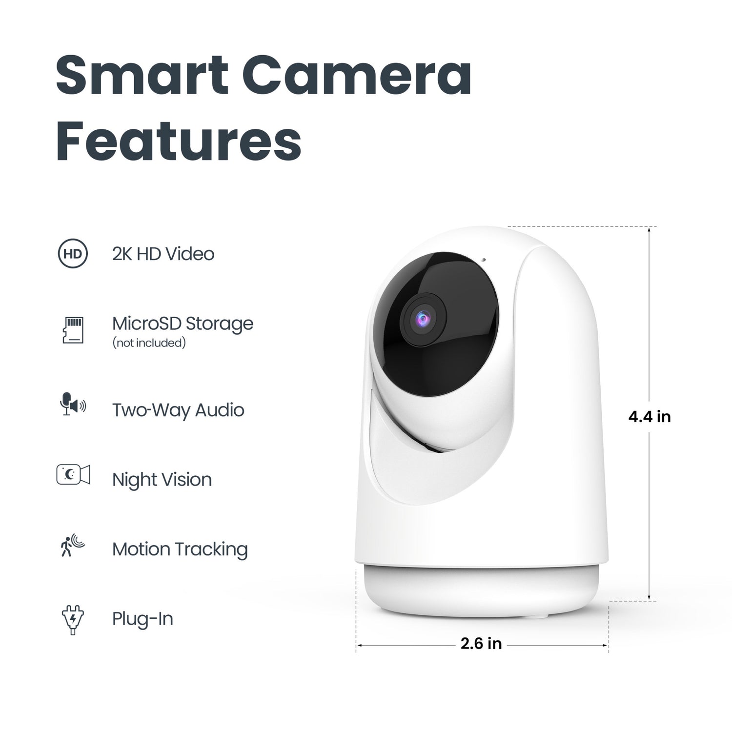Smart Indoor AI Pan and Tilt Camera