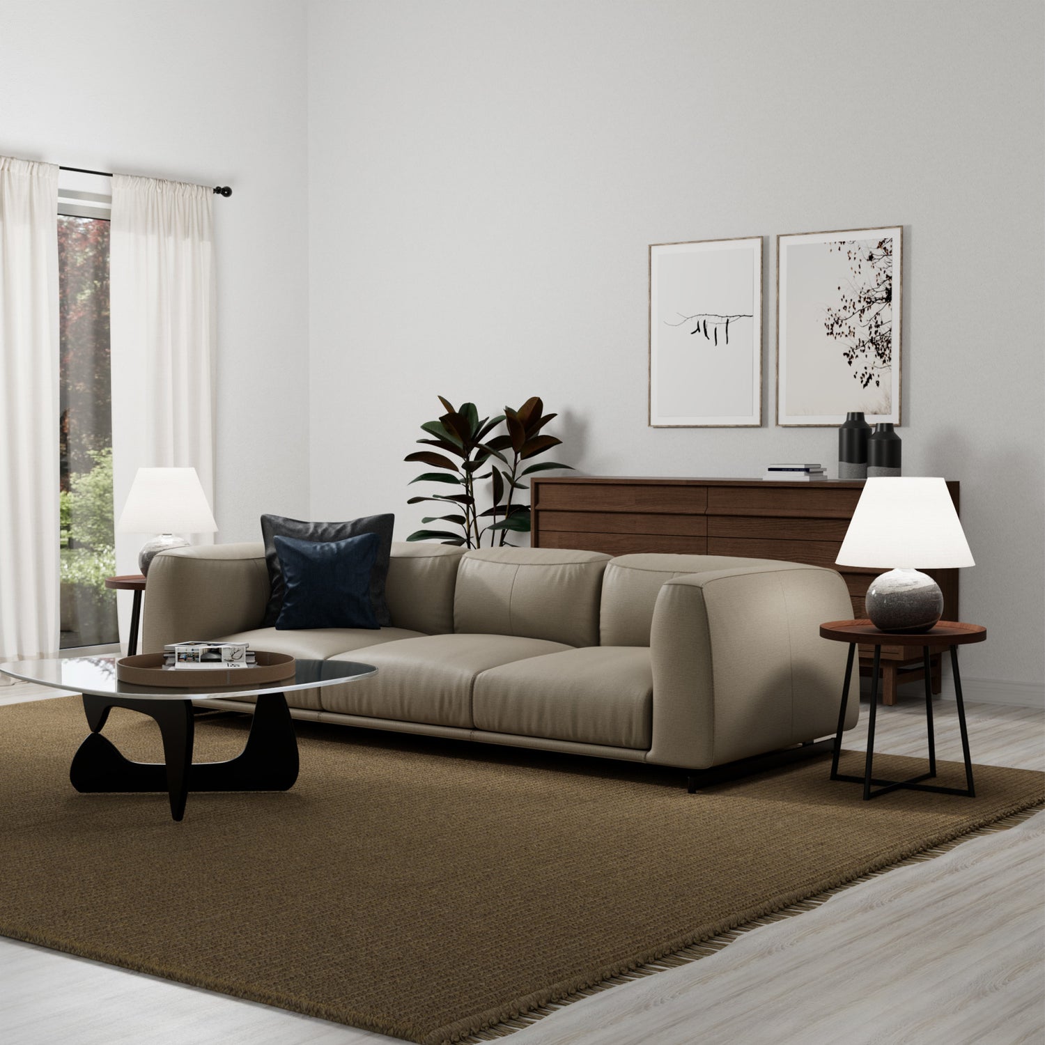 8.8W (60W Replacement) Twist to Select E26 Base A19 Frost Glass LED Bulb (2-Pack)