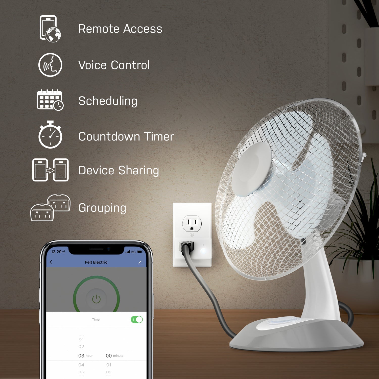 Smart Wi-Fi Plug with Night Light