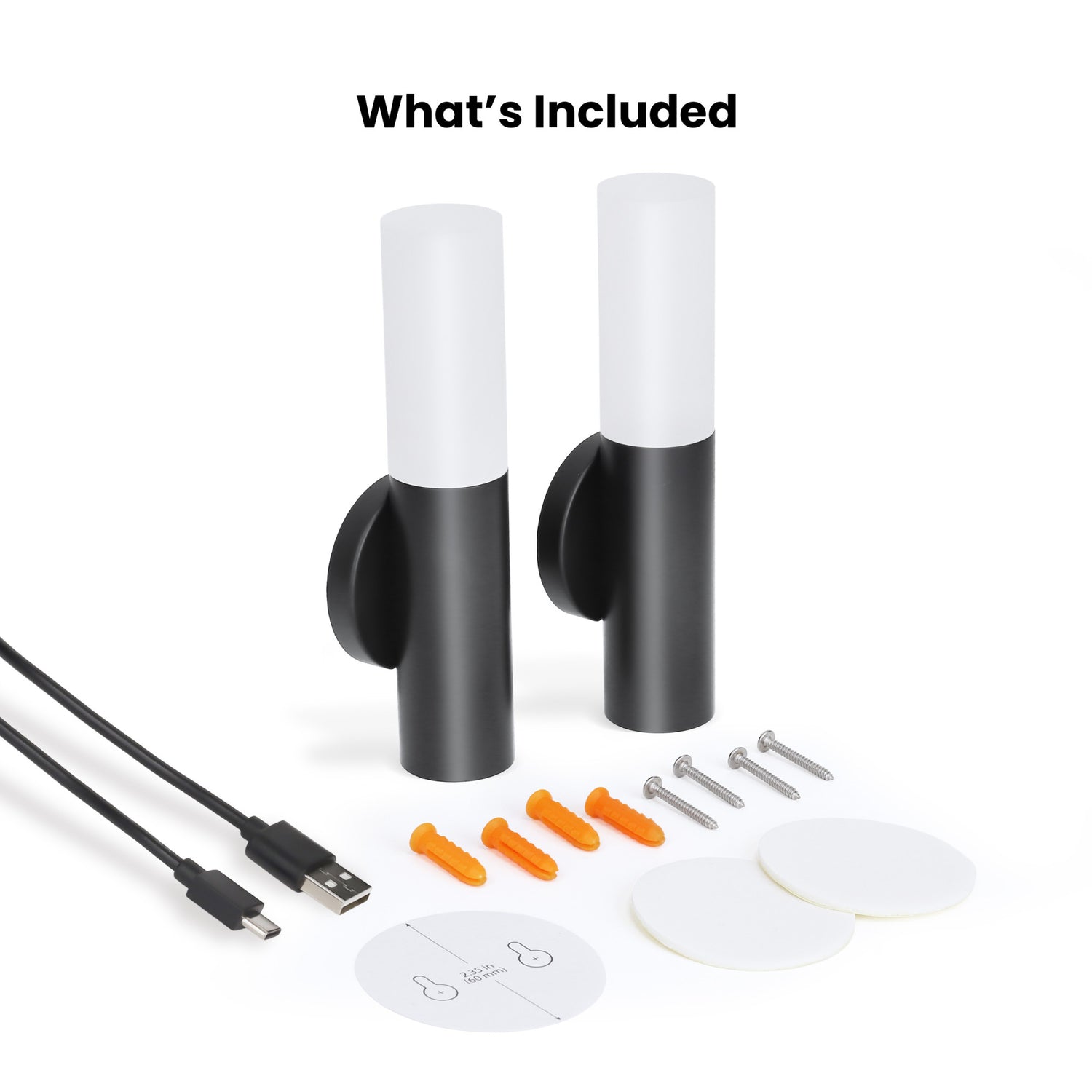 Portable Wall Sconce Set