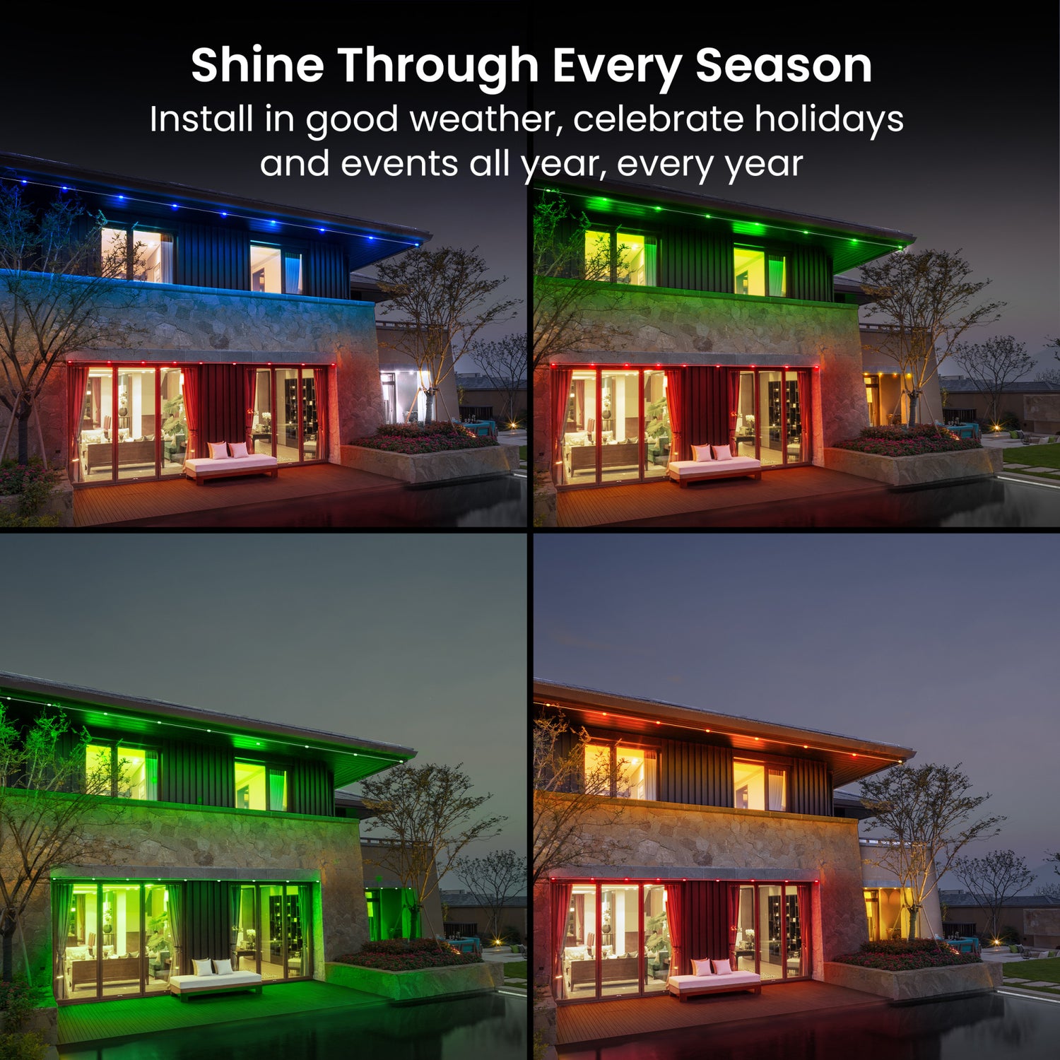 50 ft. Smart Chasing Permanent Lights