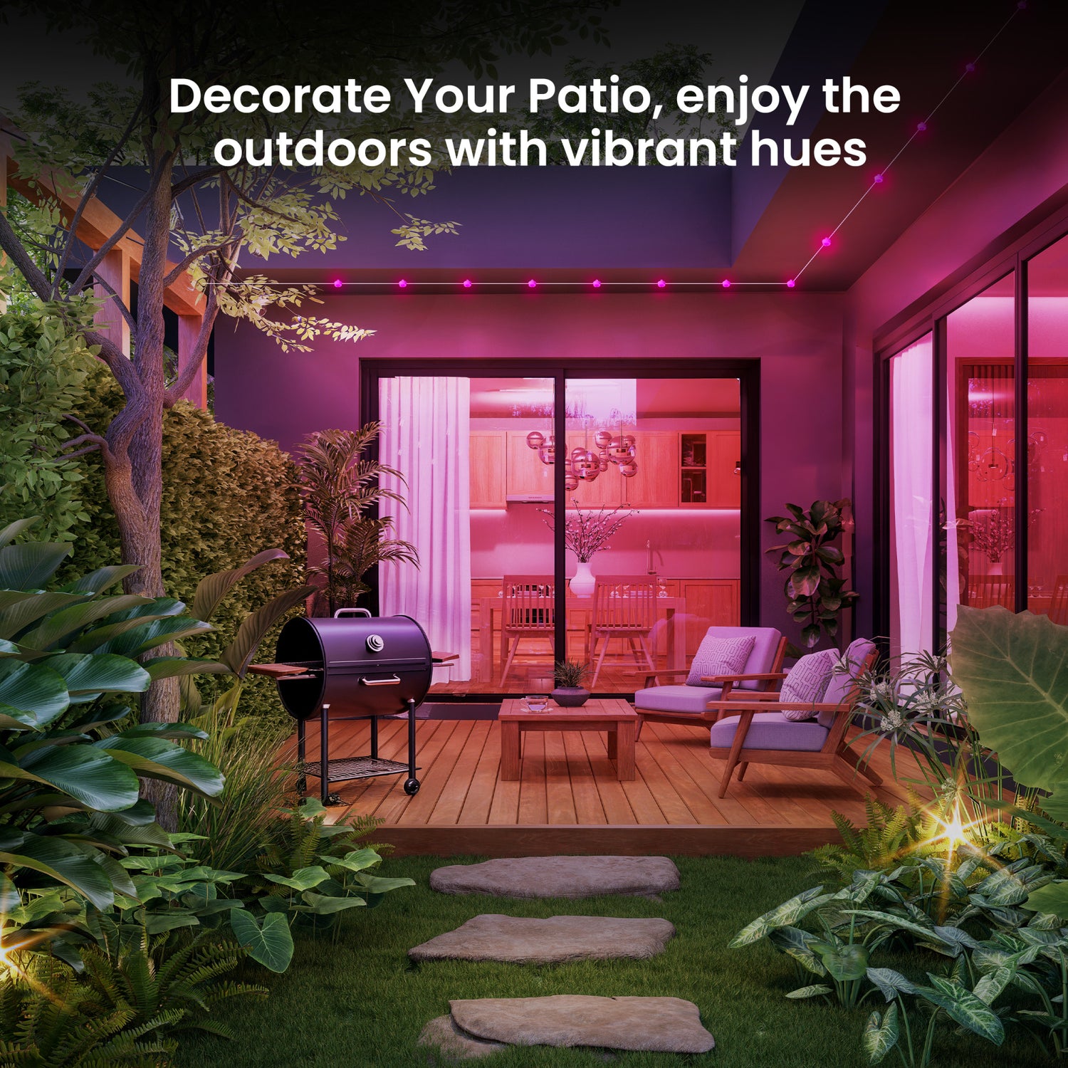 50 ft. Smart Chasing Permanent Lights