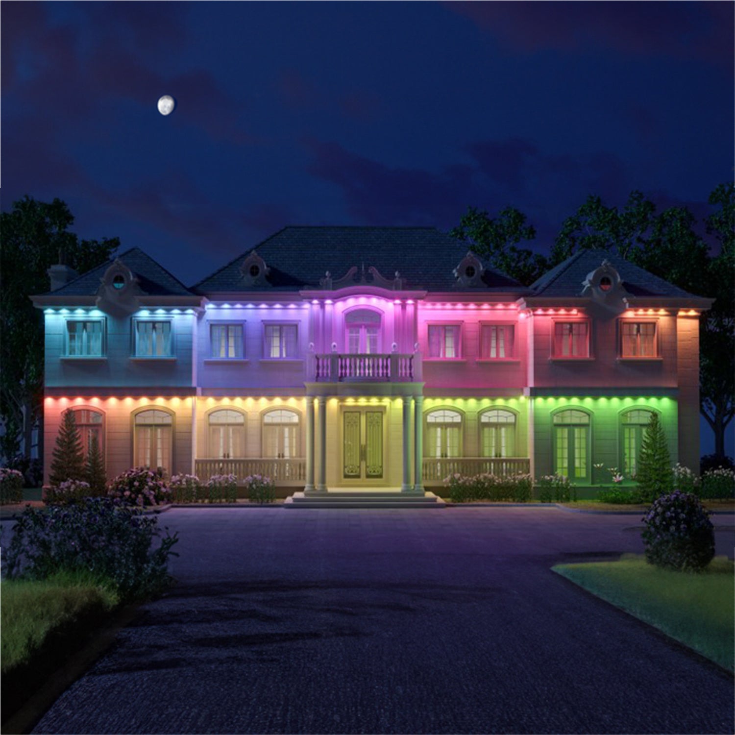 50 ft. Smart Chasing Permanent Lights