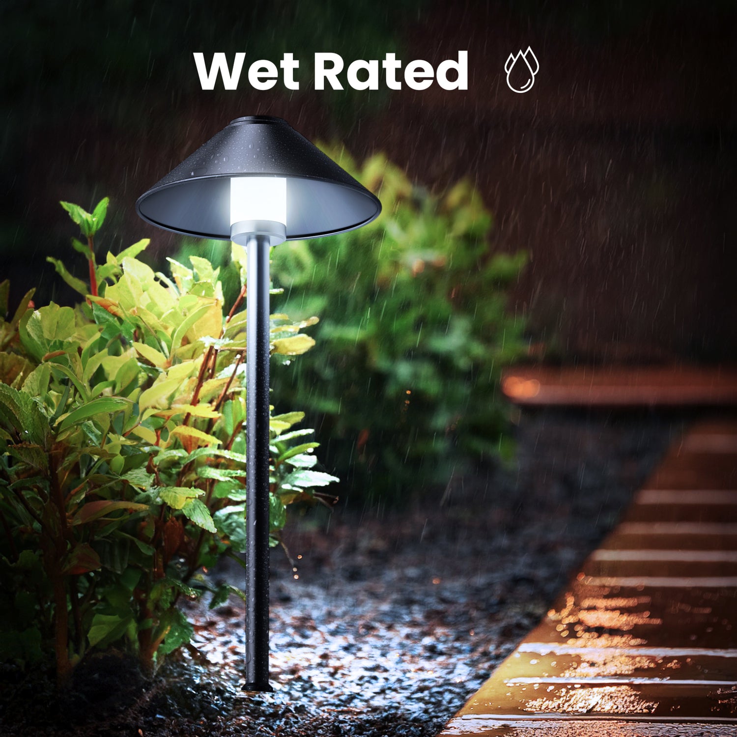 Smart Color Changing and Tunable White Dome Path Lights (4-Pack)