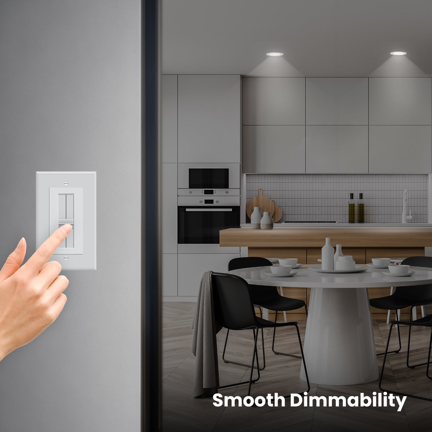 7.2W (65W Replacement) Adjustable White E26 Base Dimmable BR30 Shape LED Bulb (6-Pack)