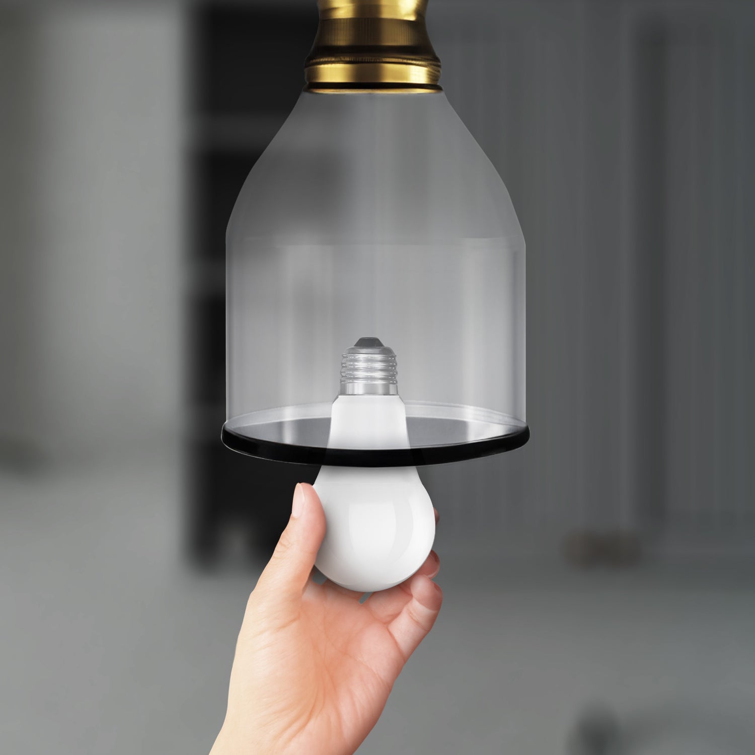 8.8W (60W Replacement) Soft White (2700K) E26 Base A19 Switch-to-Dim LED Light Bulb
