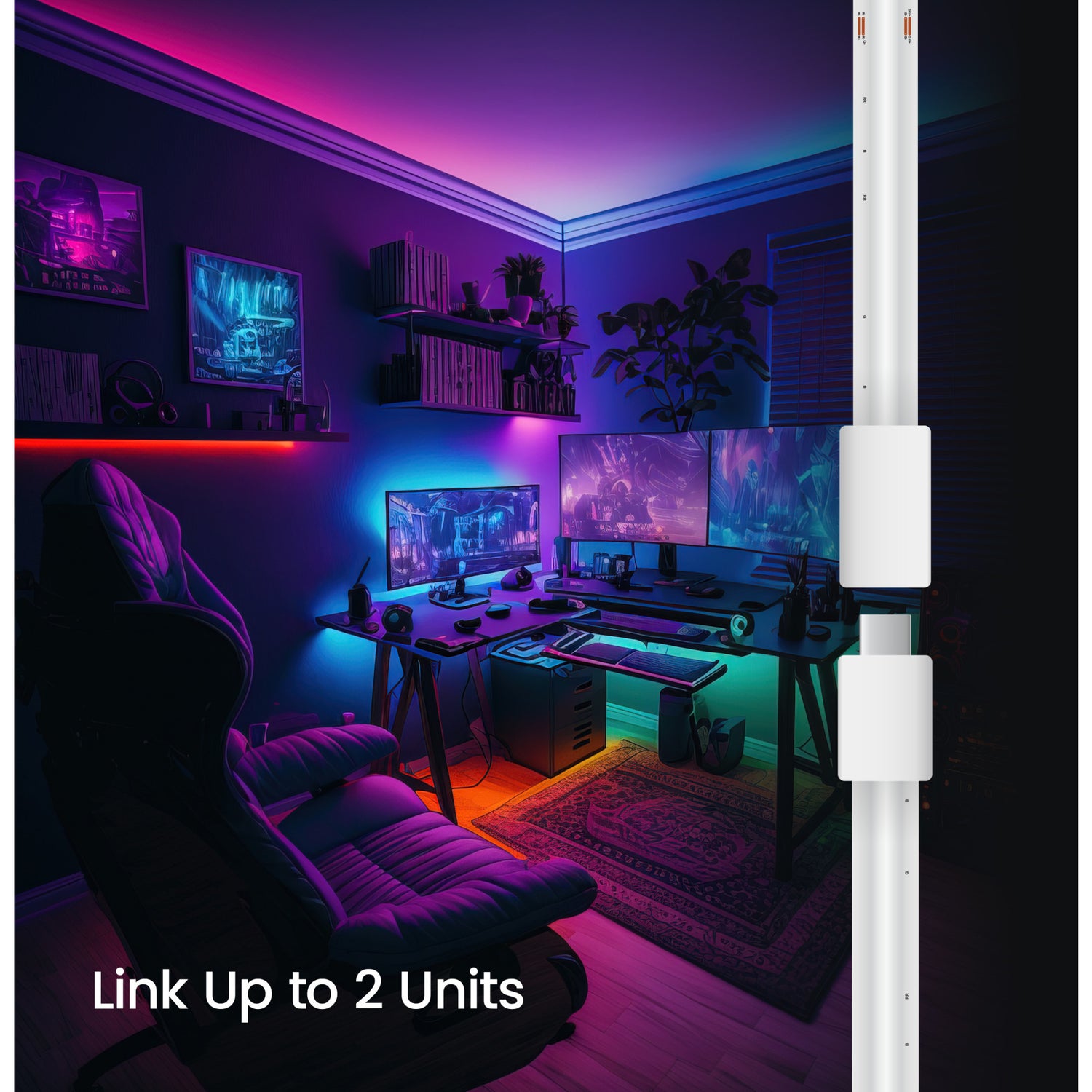 20 ft. Indoor Continuous Color Tape Light with Remote