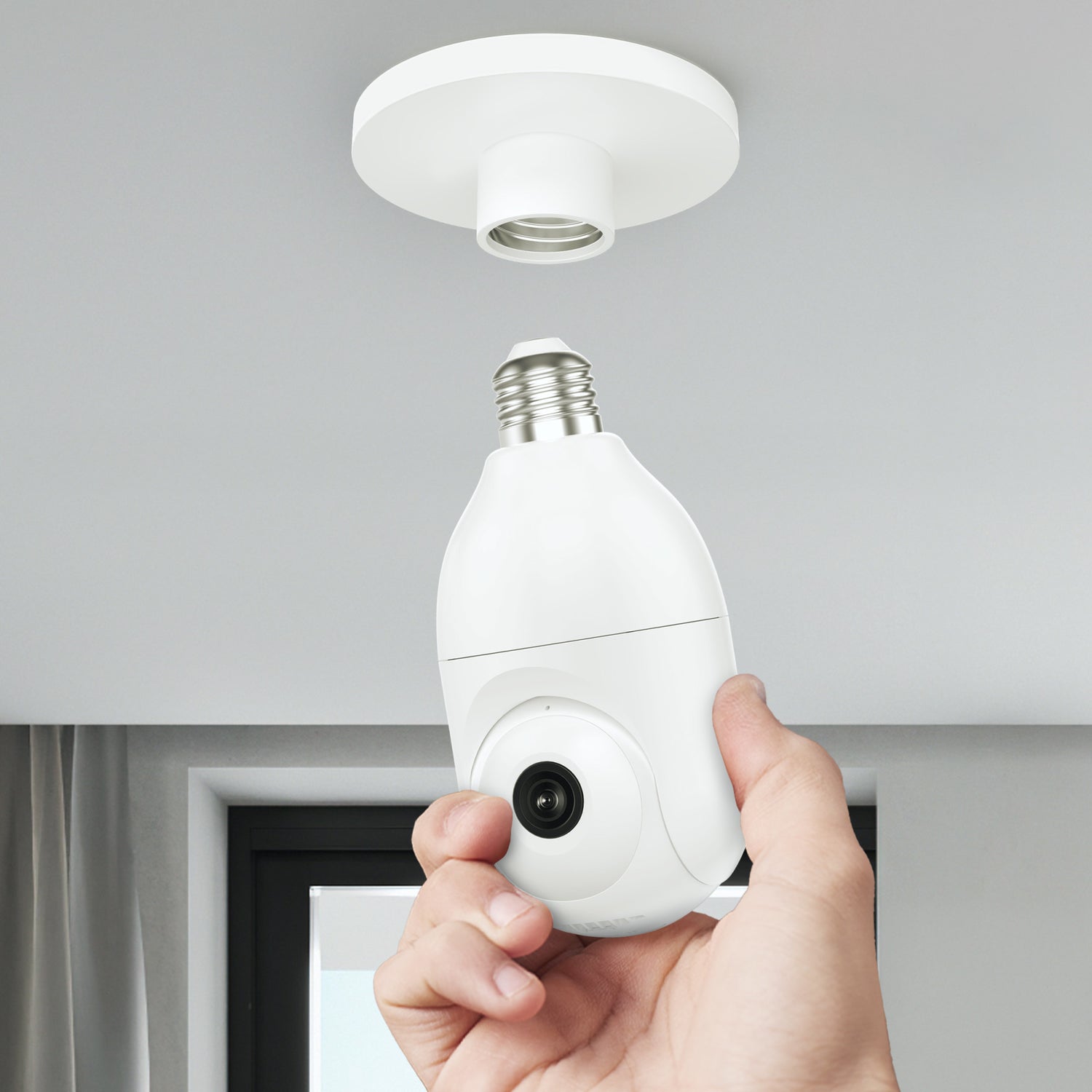E26 Socket Bulb Camera with Motion Tracking