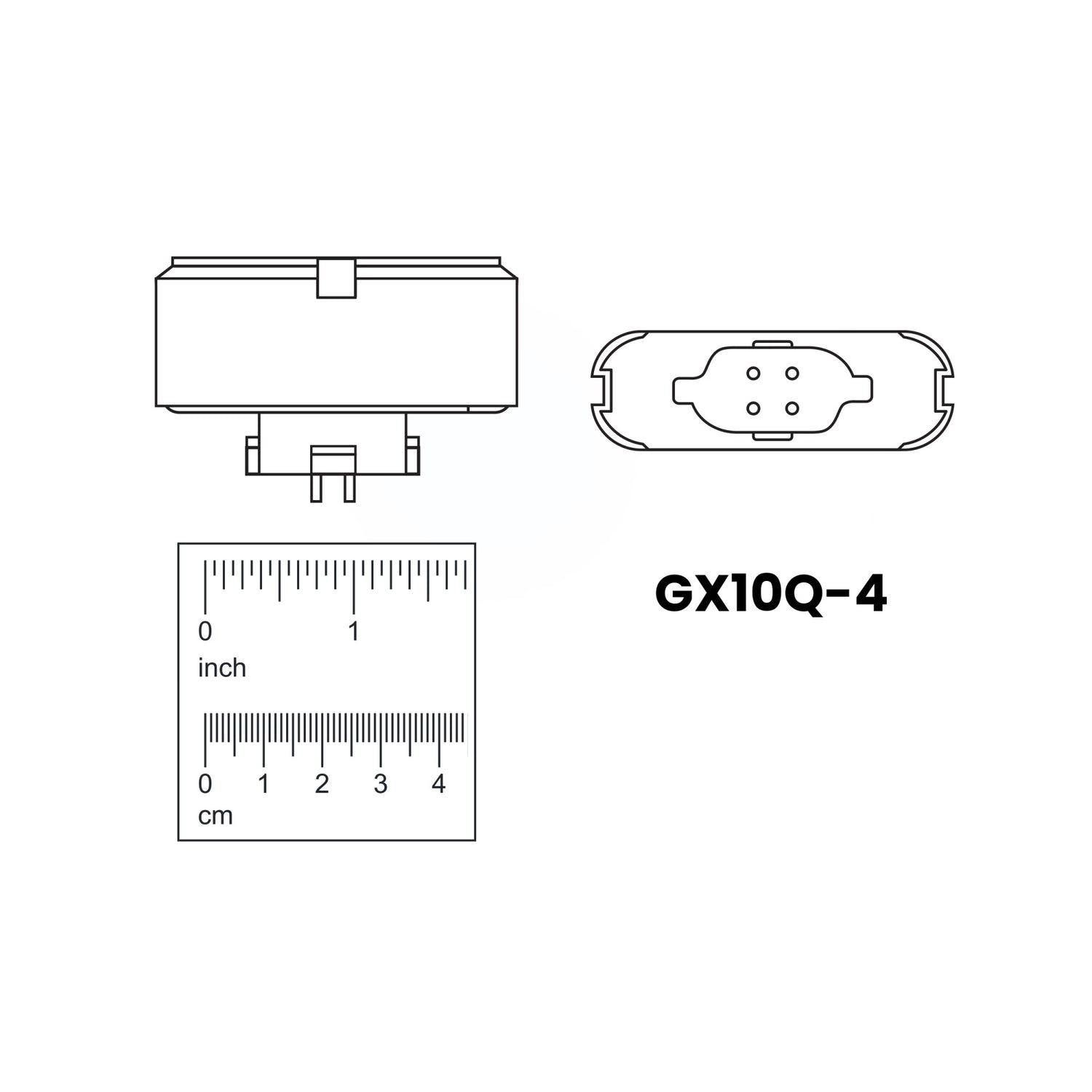 27W (100W Replacement) Daylight (6500K) PL GX10Q-4 Base Non-Dimmable CFL Light Bulb