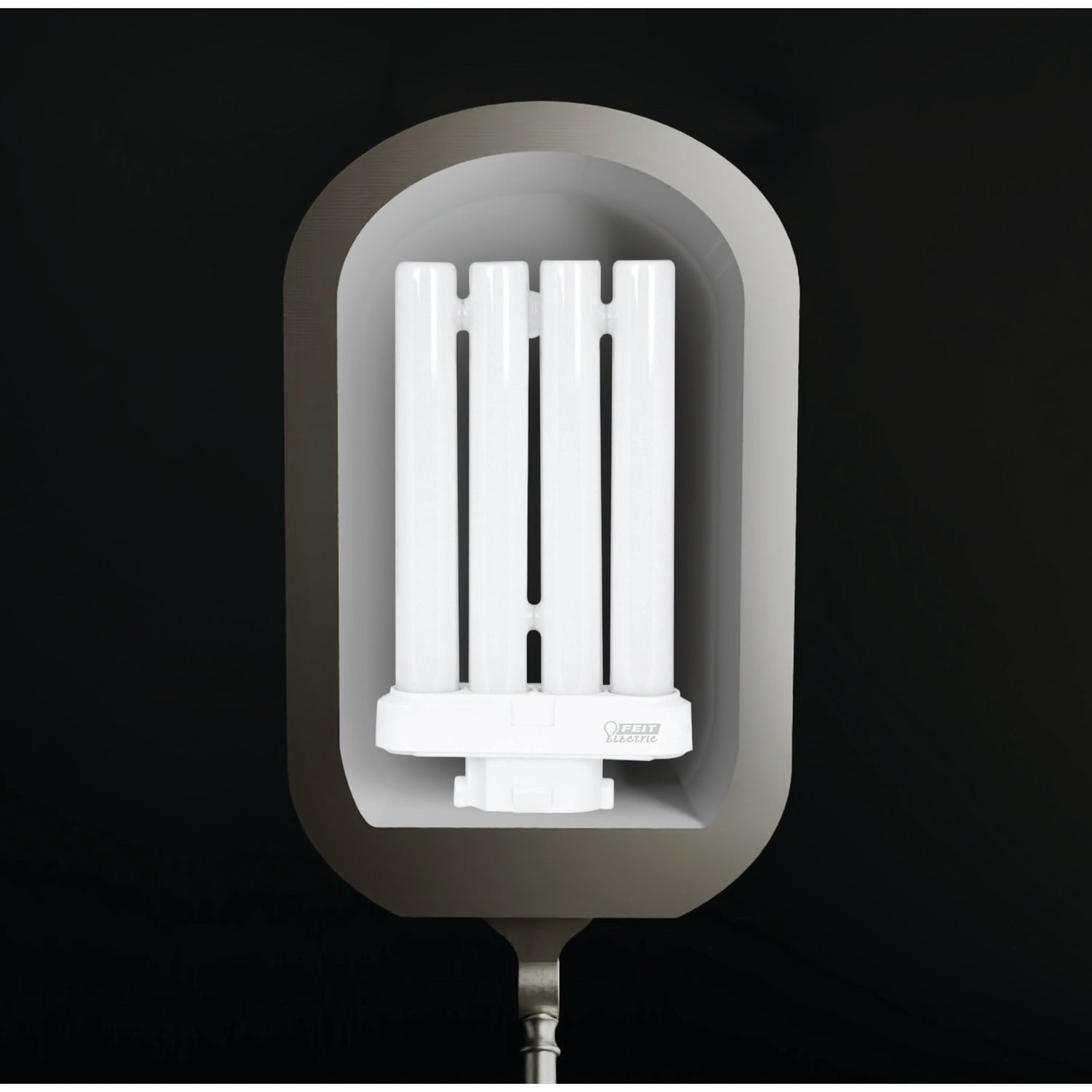 27W (100W Replacement) Daylight (6500K) PL GX10Q-4 Base Non-Dimmable CFL Light Bulb