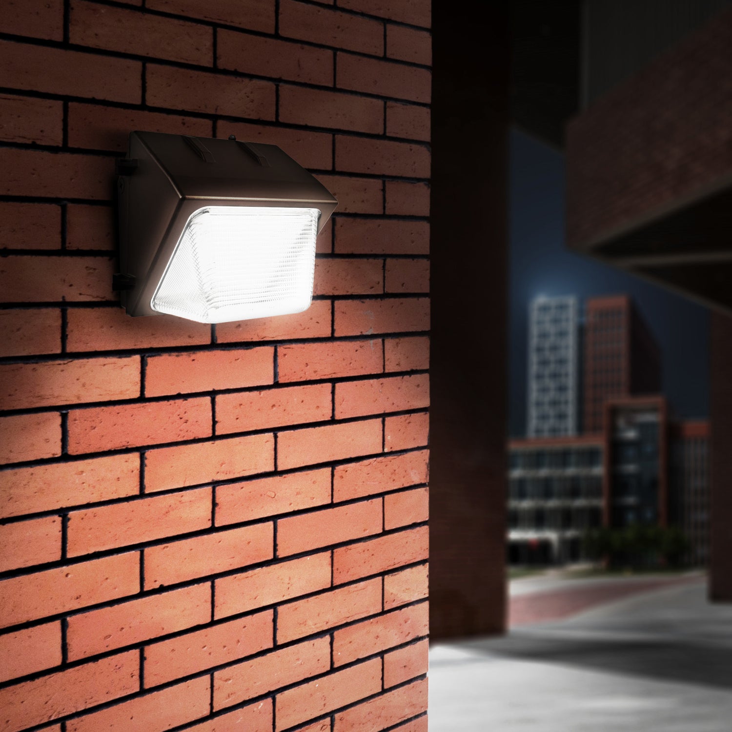 4000 Lumens Bright White (4000K) Commercial Wall Pack Light