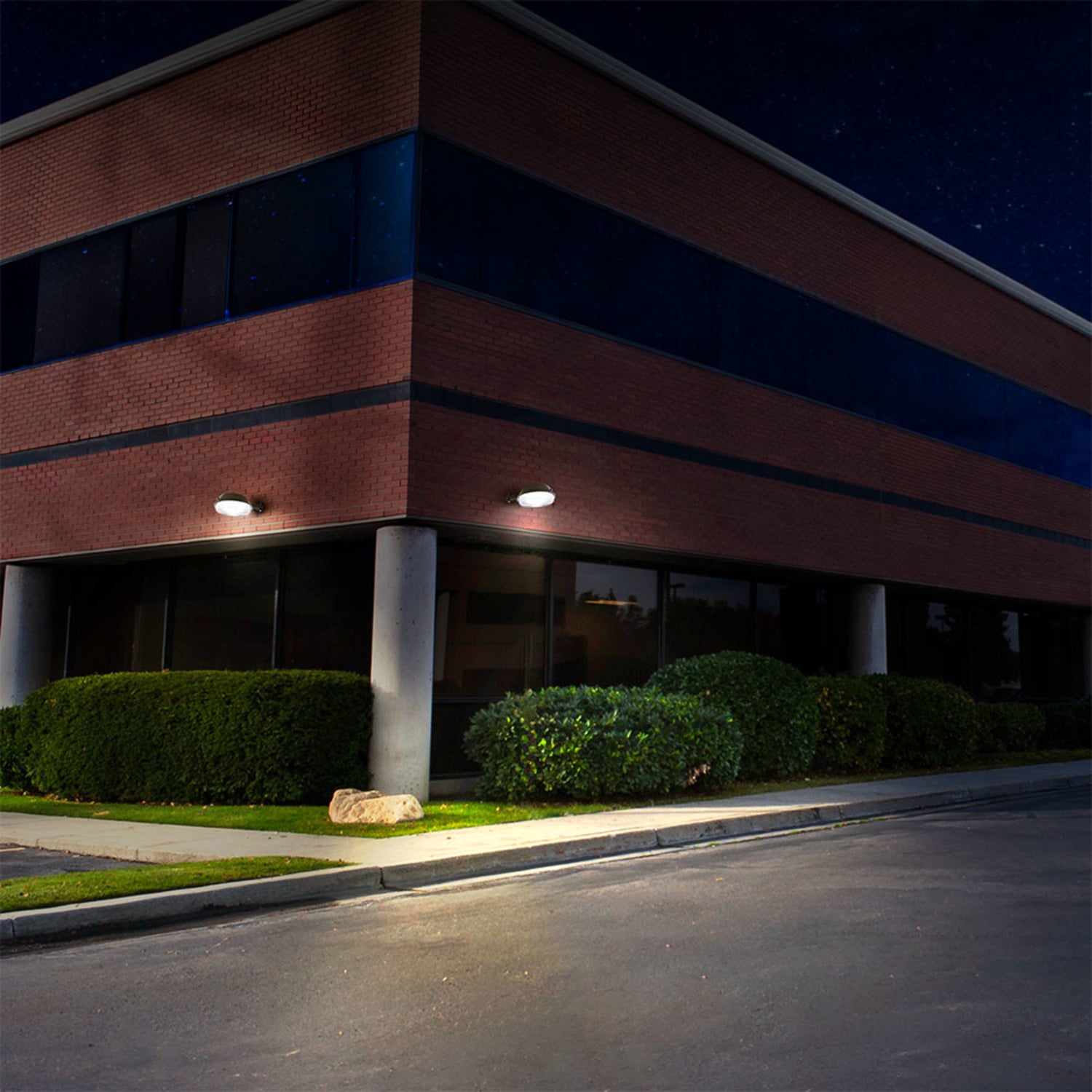 9.5 in. 80W Daylight (5000K) LED Dusk to Dawn Area Light, Bronze