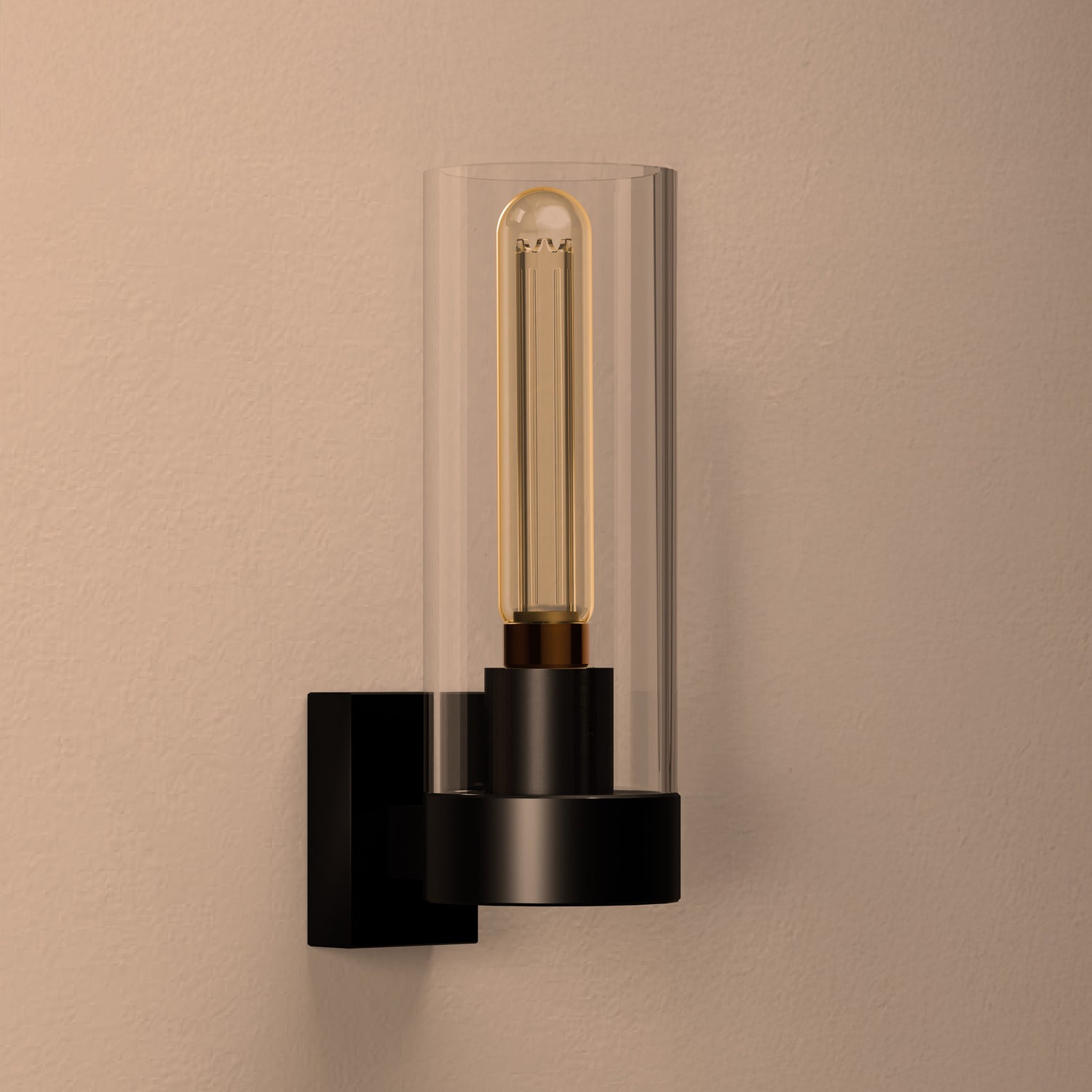 2.5W T10 E26 Dimmable Vintage Acrylic LED Bulb, Warm Light