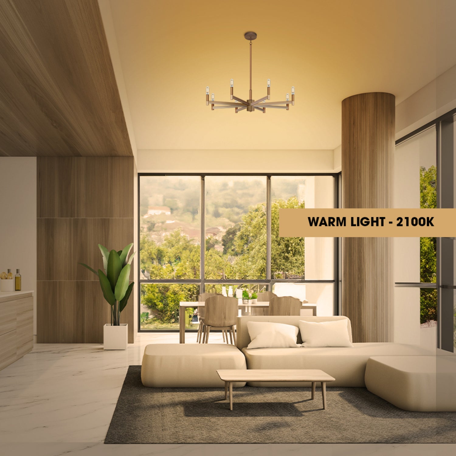 4W (40W Equivalent) Warm Light (2100K) T6 Shape (E12 Base) Clear Glass Filament LED (4-Pack)