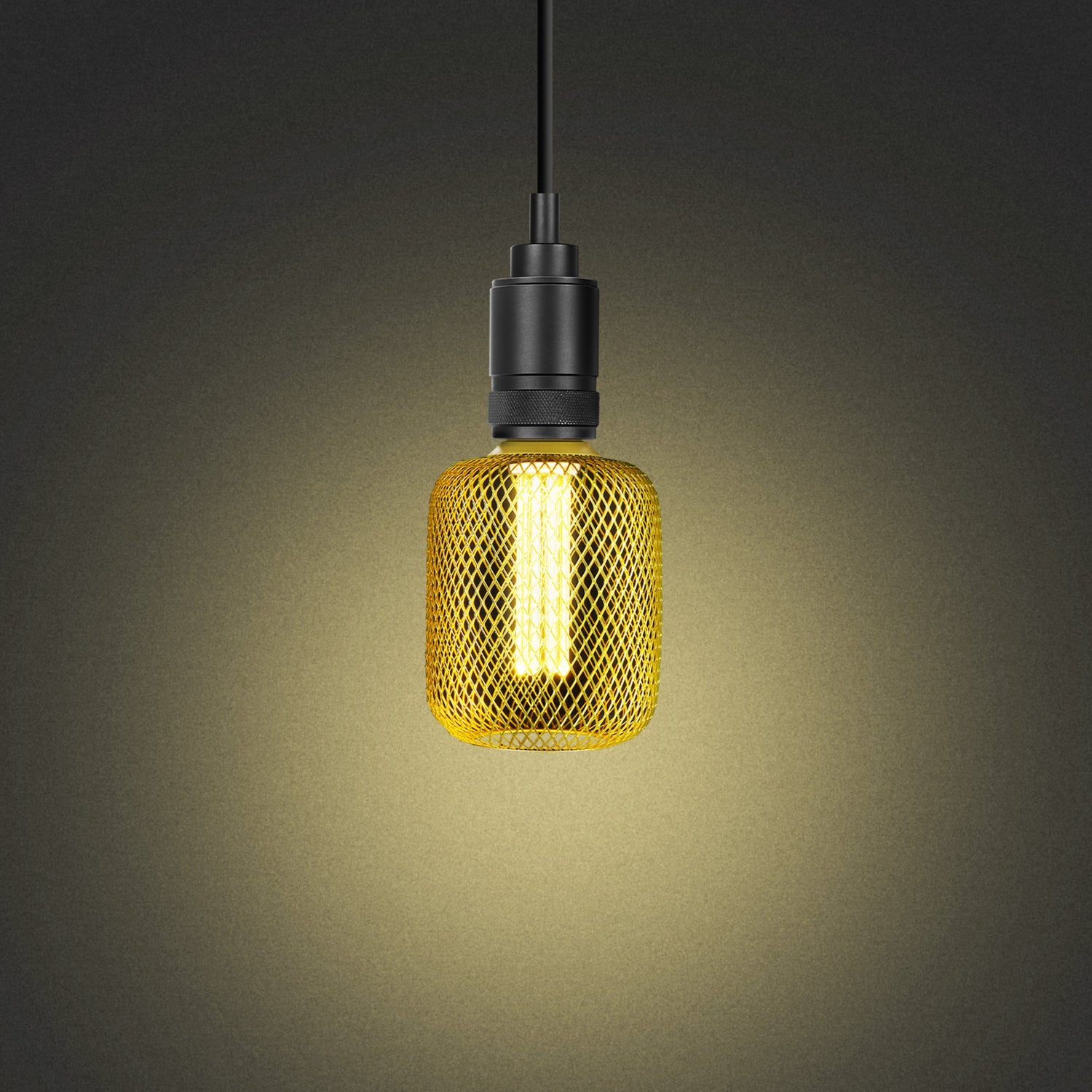 3.5W Soft White (2700K) Gold Mesh Cage Acrylic LED Bulb