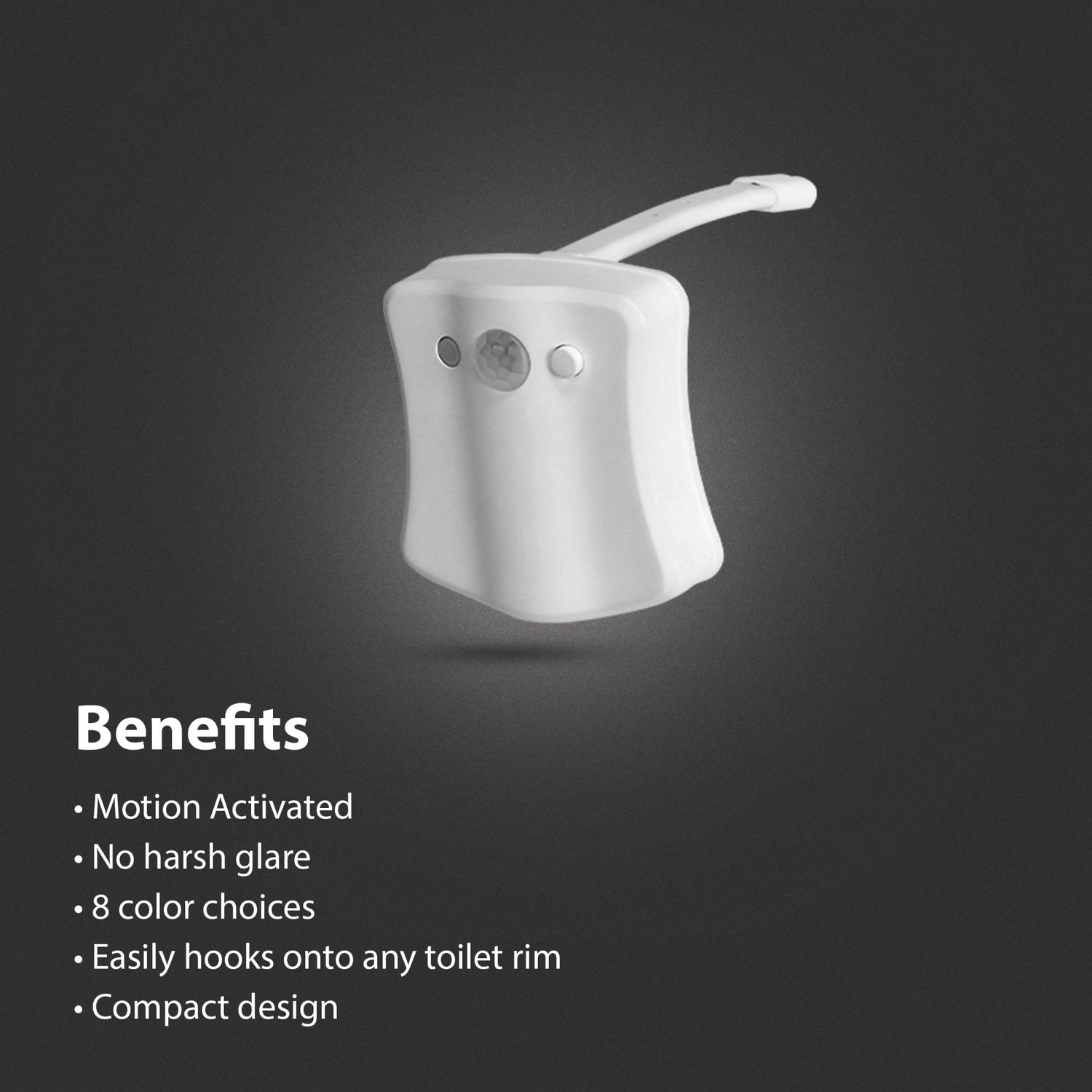 Motion Sensing Color LED Toilet Night Light