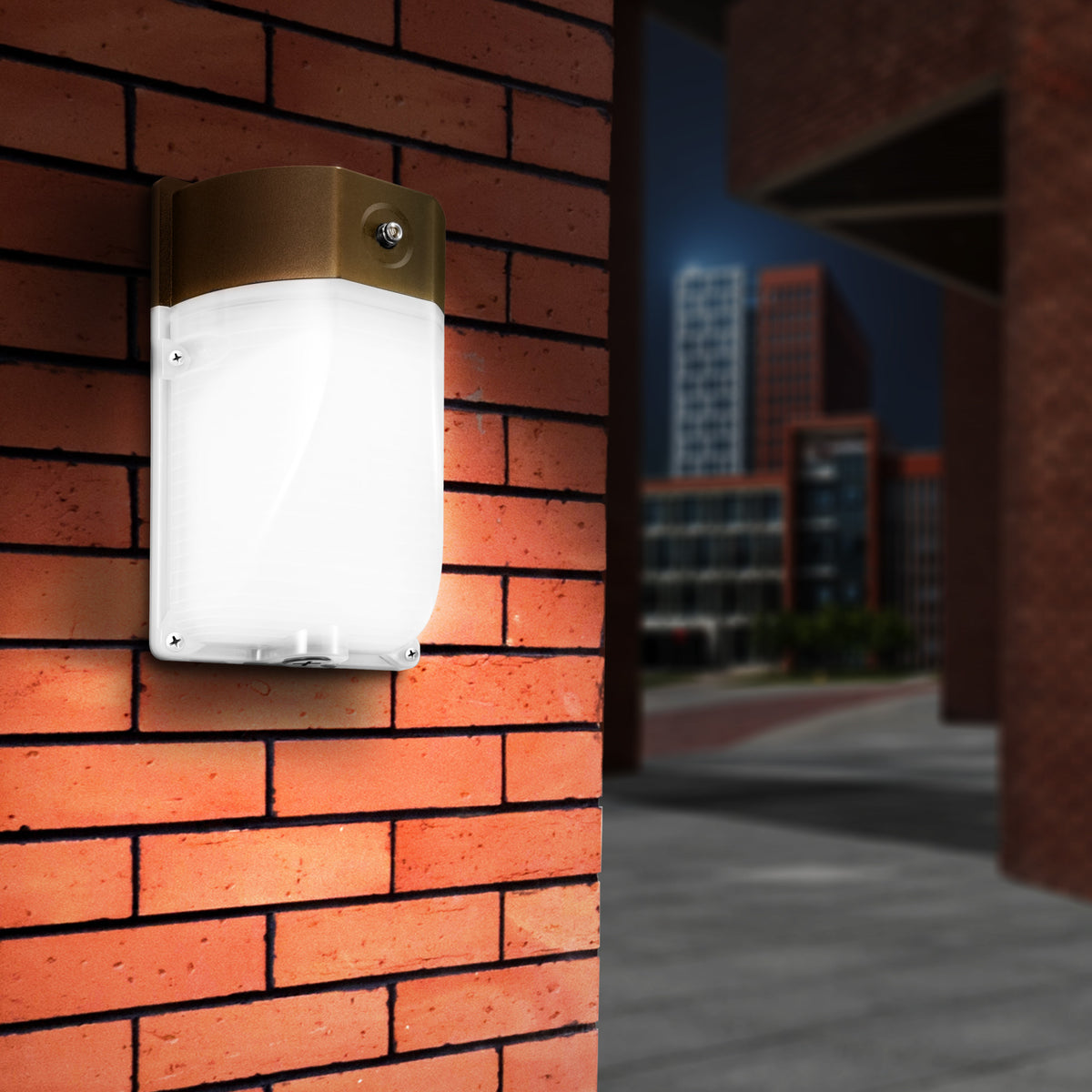 40W 3700 Lumen Daylight (5000K) Security LED Wall Pack