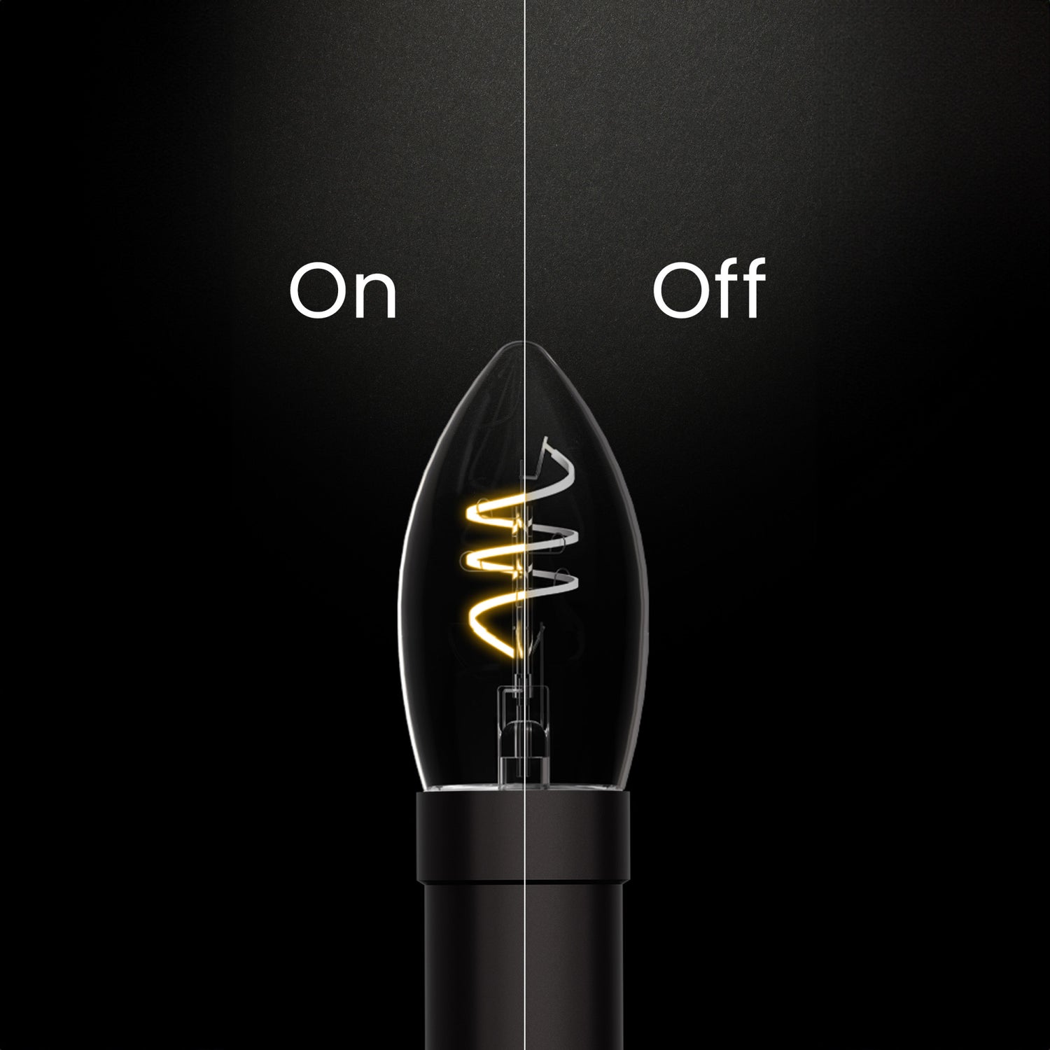 5.5W (60W Replacement) Soft White (2700K) E12 Base B11 Shape 3-Level Dimming Torpedo White Filament Bulb (3-Pack)