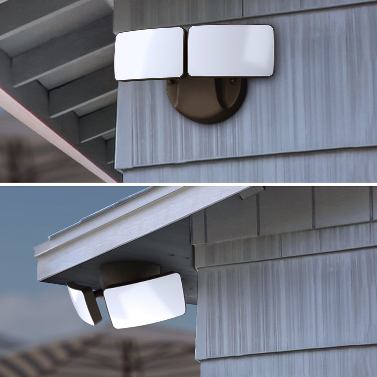 28W Bronze Outdoor Integrated LED Flood Light