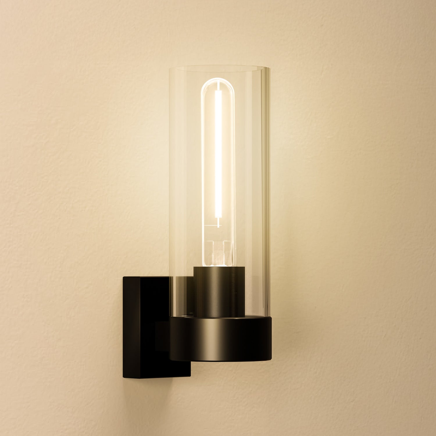 8.8W (60W Replacement) Soft White (2700K) E26 Base T10 Exposed White Filament LED (4-Pack)