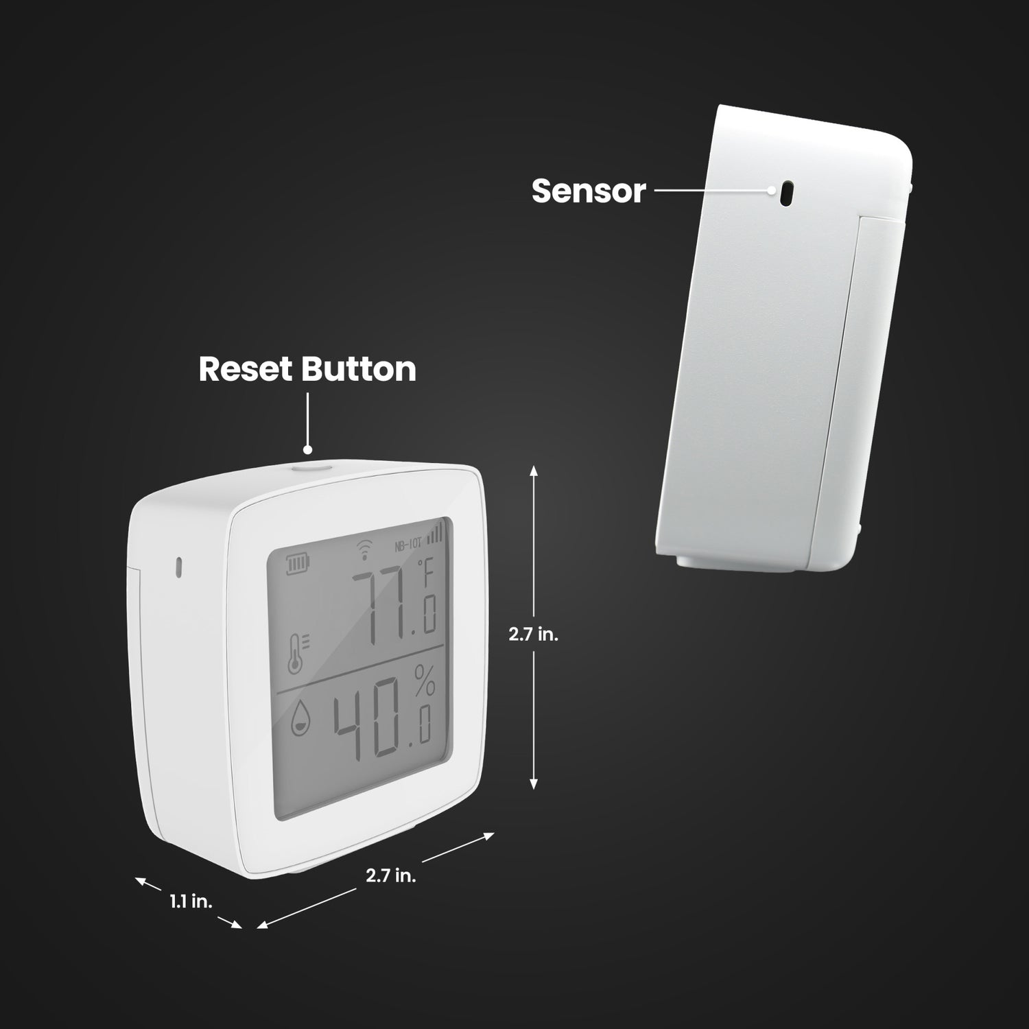 Smart WIFI Temperature & Humidity Sensor