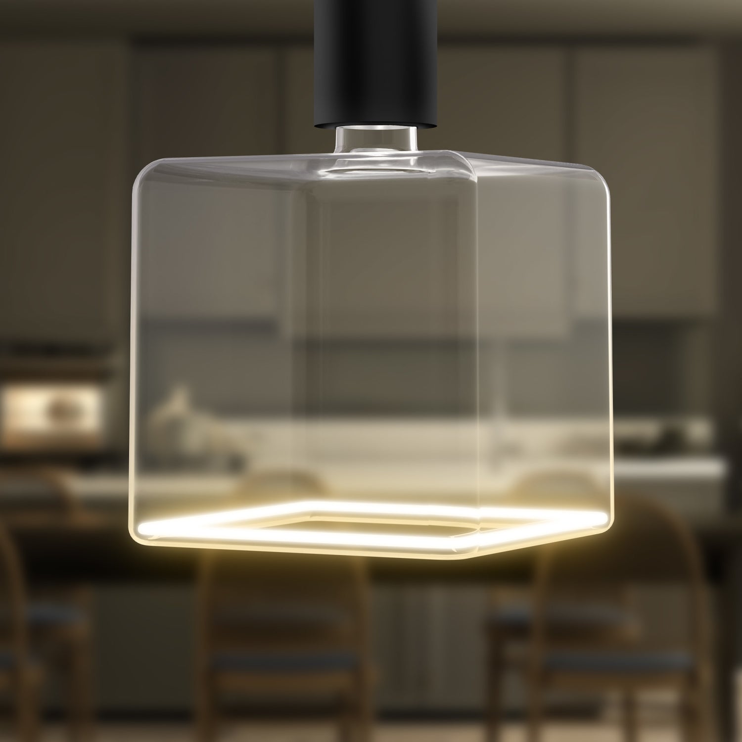3.3W Soft White (2700K) Clear Cube White Filament LED Bulb