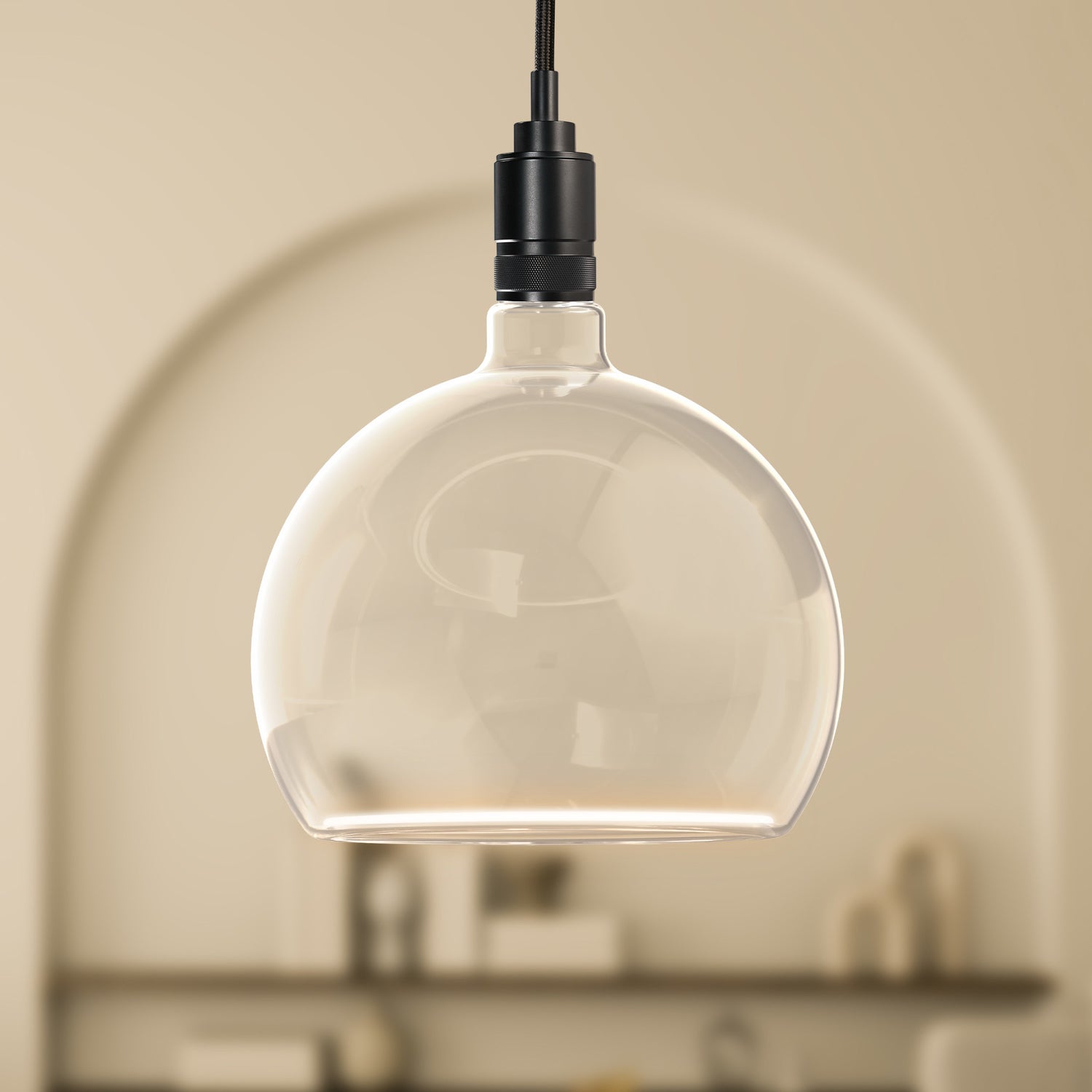 5.5W Soft White (2700K) Clear Globe White Filament LED Bulb