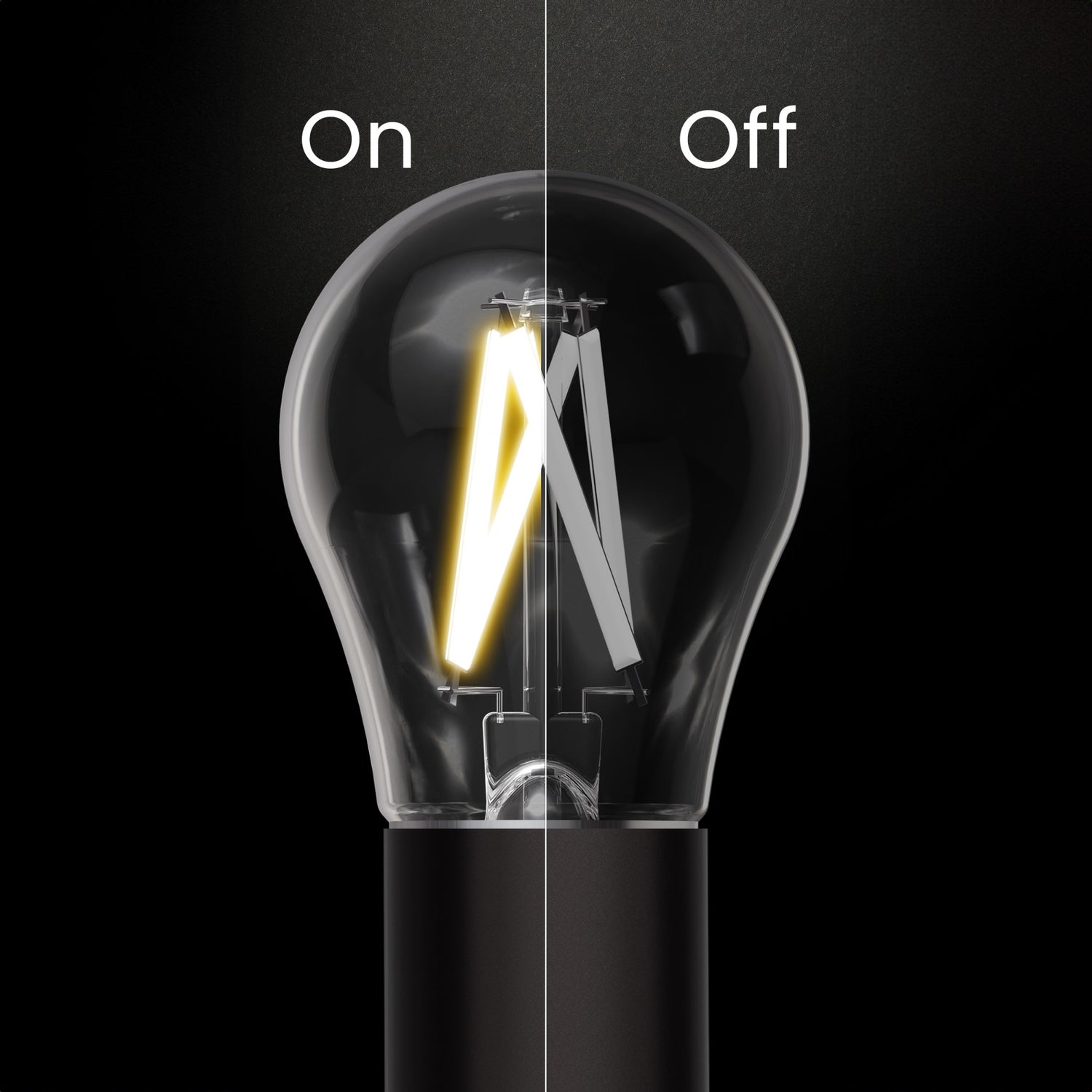 5W (40W Replacement) Soft White (2700K) A15 E17 Intermediate Base Exposed White Filament LED Light Bulb (2-Pack)