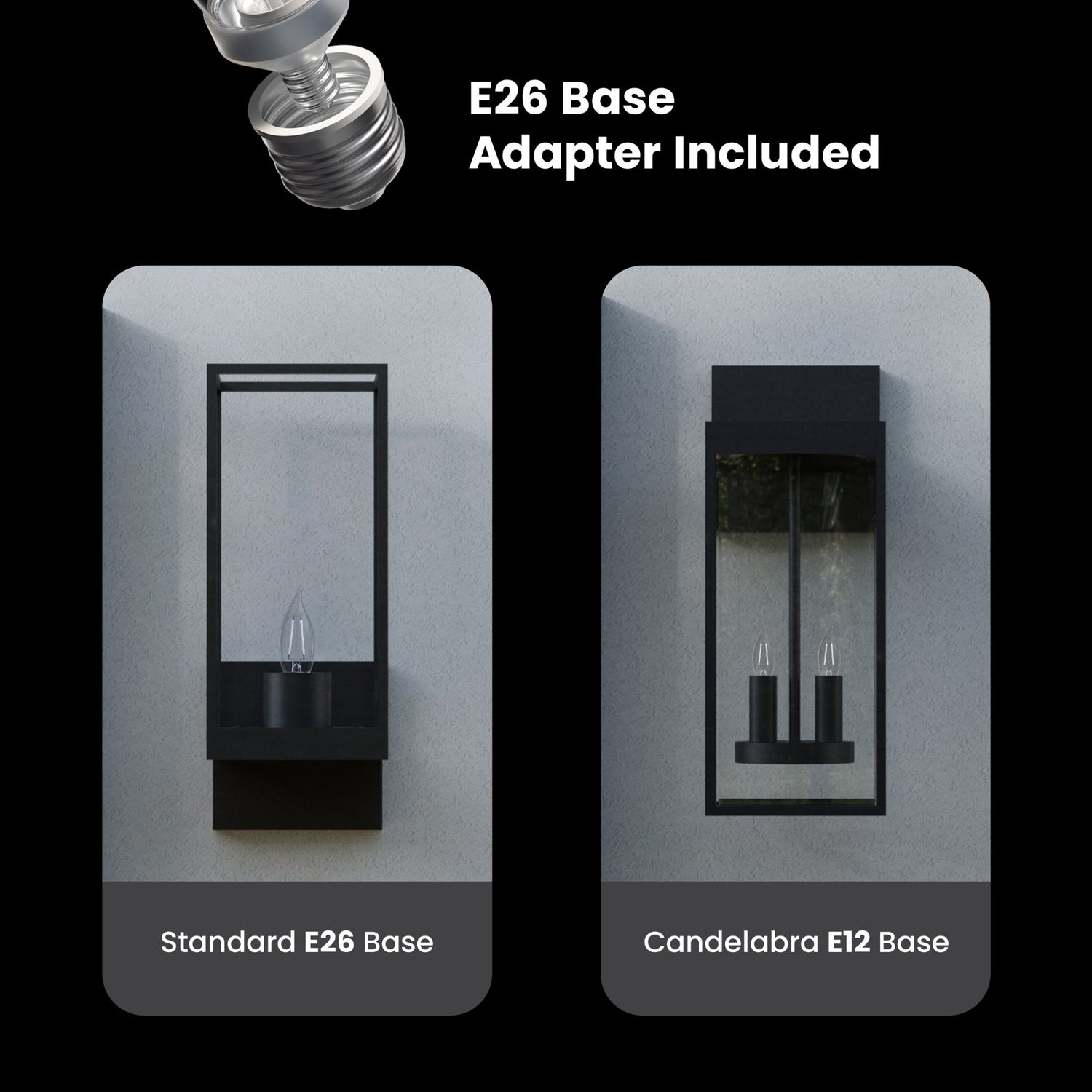 10W (100W Replacement) Soft White (2700K) E12/E26 Base BA10 Dimmable Flame Tip White Filament LED Bulb (3-Pack)