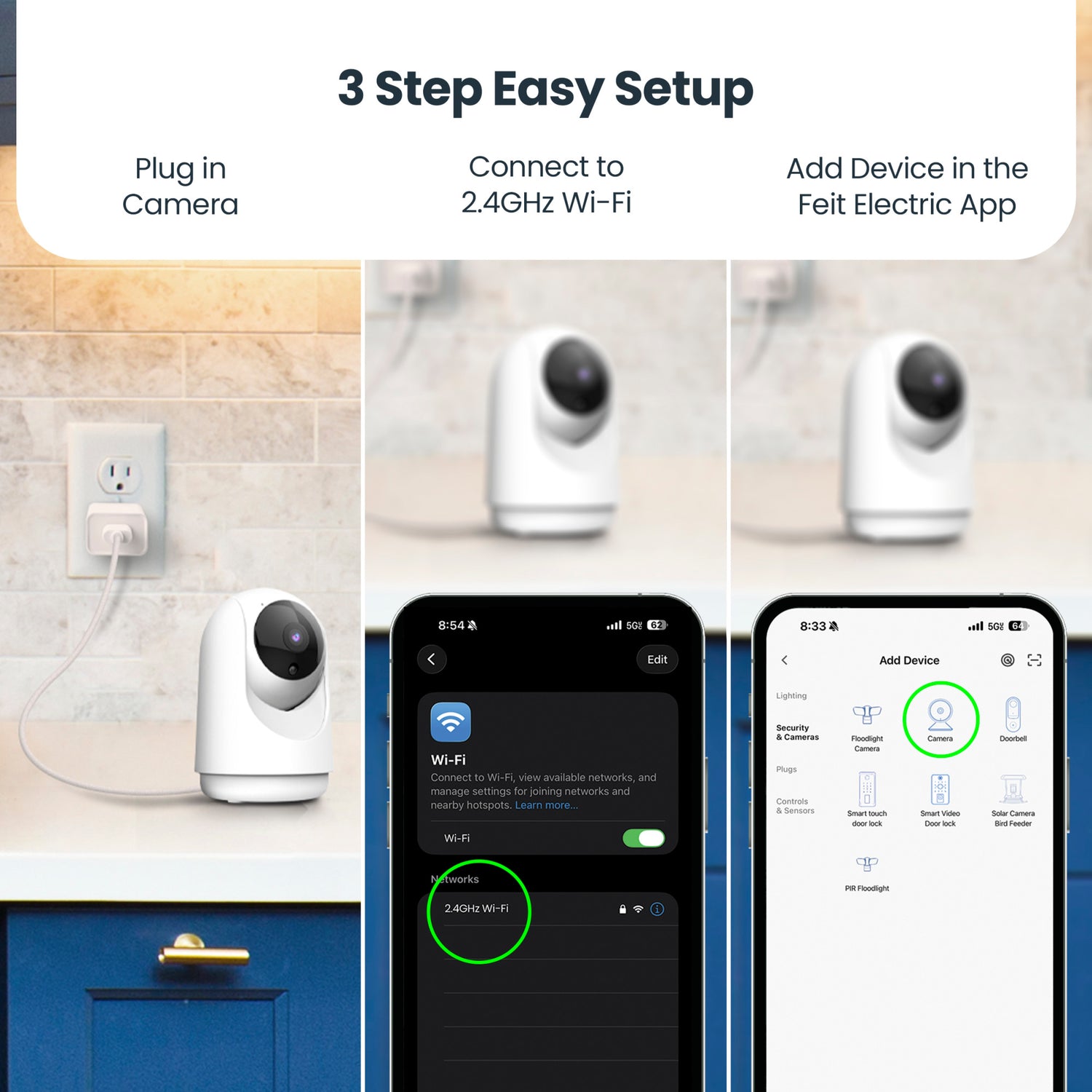 Smart Indoor AI Pan and Tilt Camera