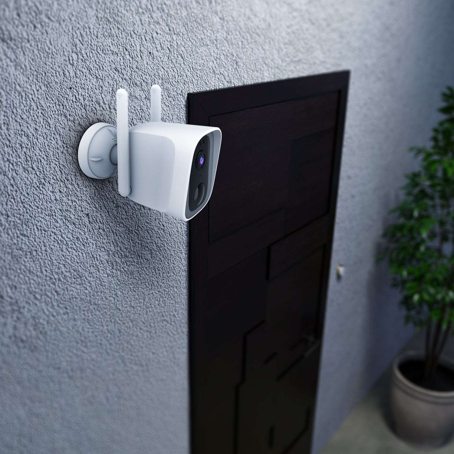Outdoor Battery-Powered AI Smart Camera